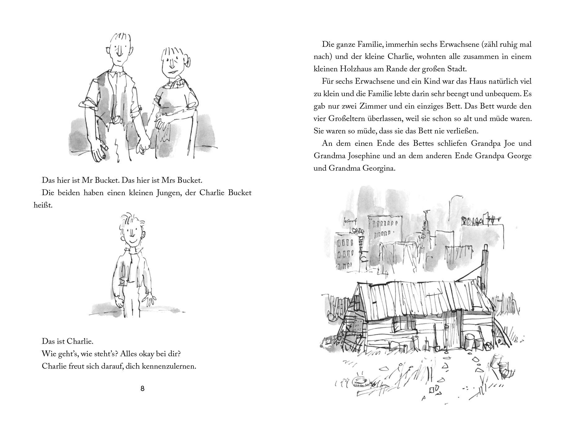 Beispielinhalt (Bild) Charlie und die Schokoladenfabrik