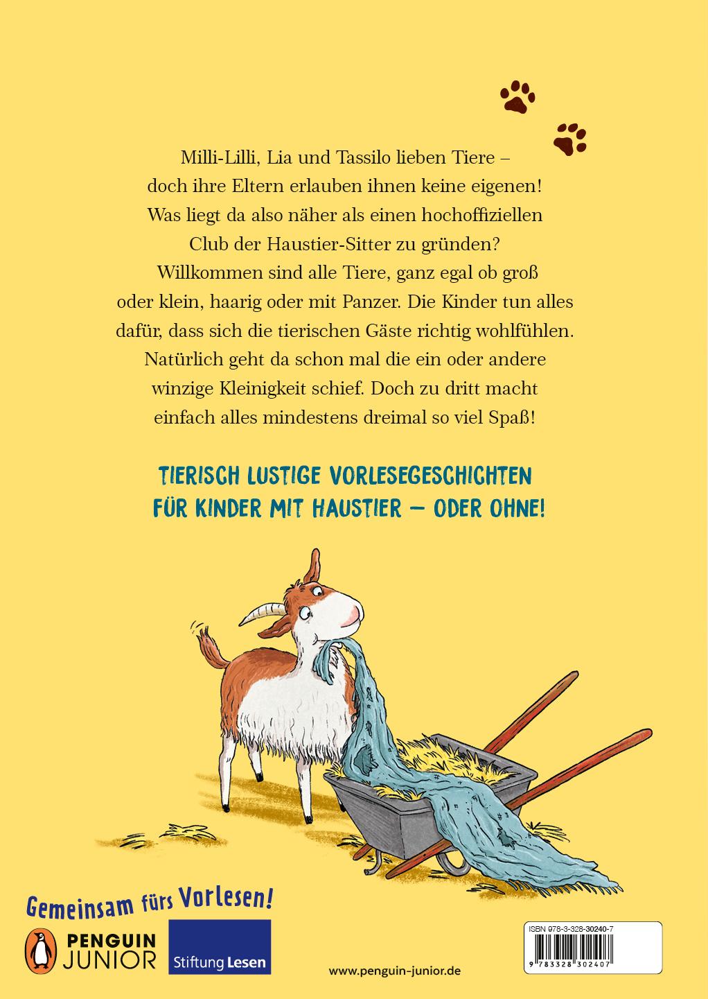 Beispielinhalt (Bild) Der supercoole Haustier-Sitter-Club - Lustige Vorlesegeschichten
