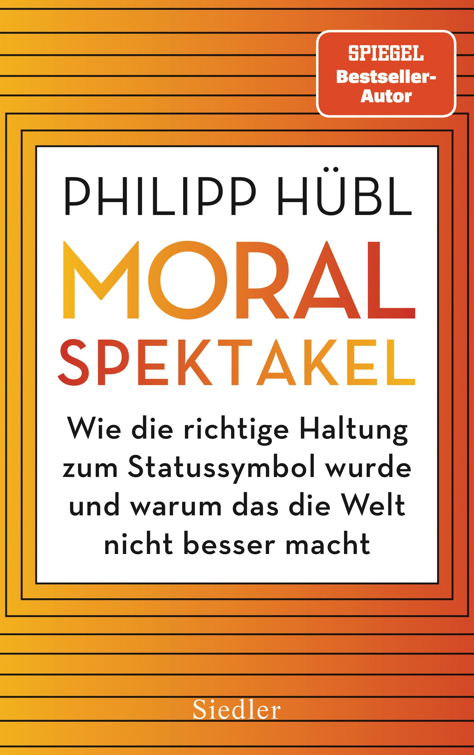 Vorderes Coverbild Moralspektakel