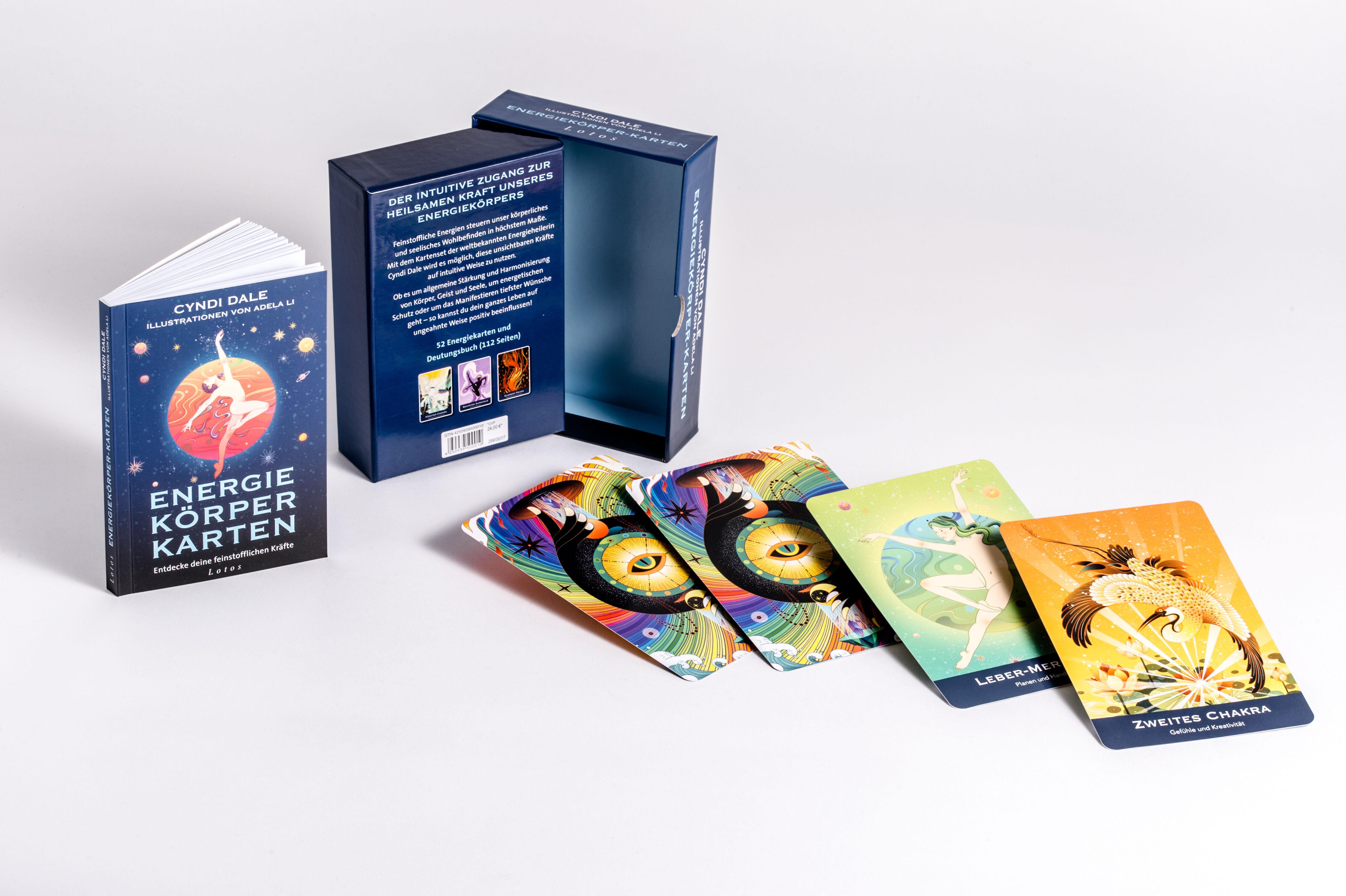 Beispielinhalt (Bild) Energiekörper-Karten - Entdecke deine feinstofflichen Kräfte