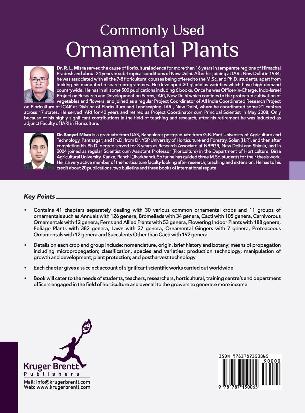 Rückseitencover Commonly Used Ornamental Plants