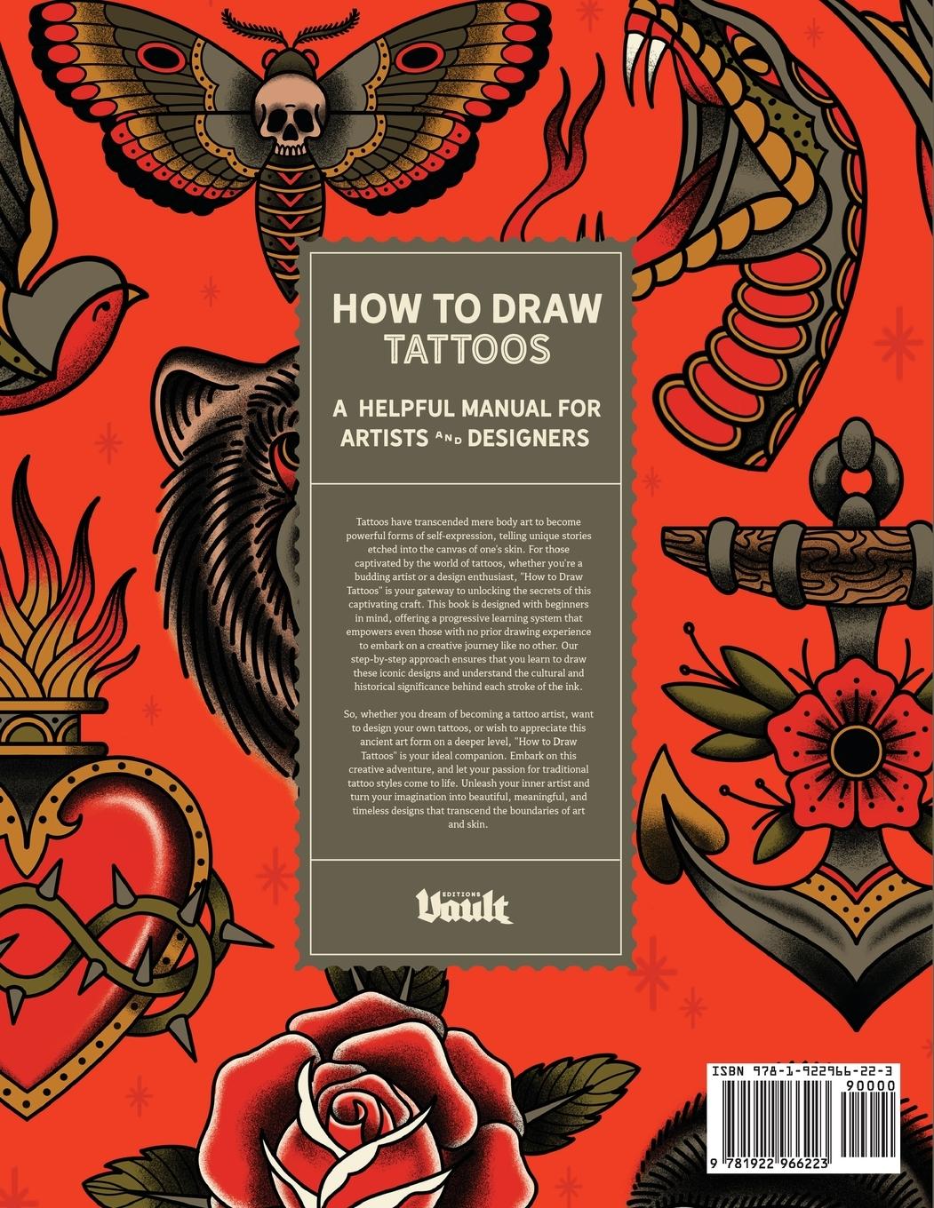 Rückseitencover How to Draw Tattoos