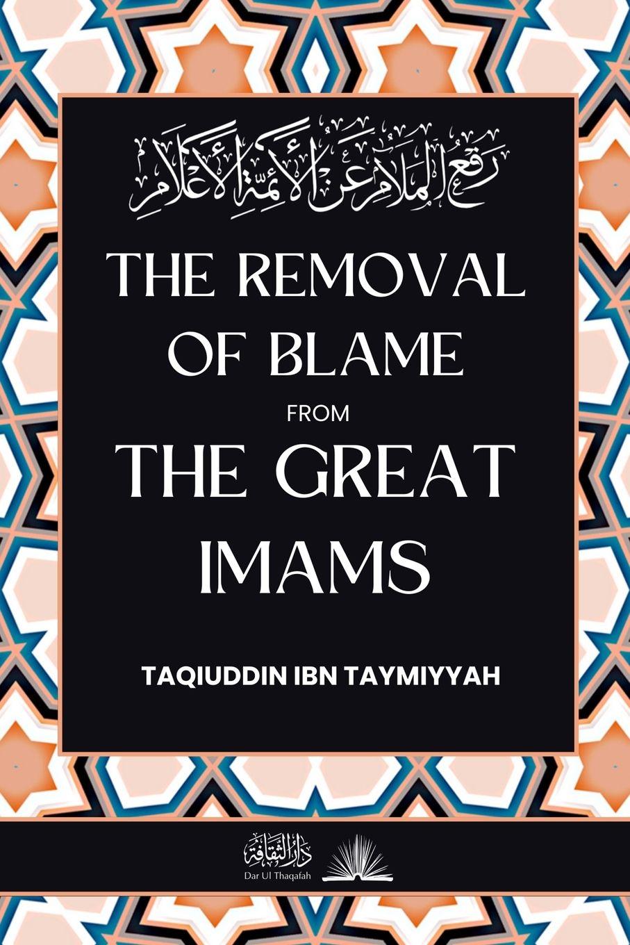 Vorderes Coverbild The removal of blame from the great Imams