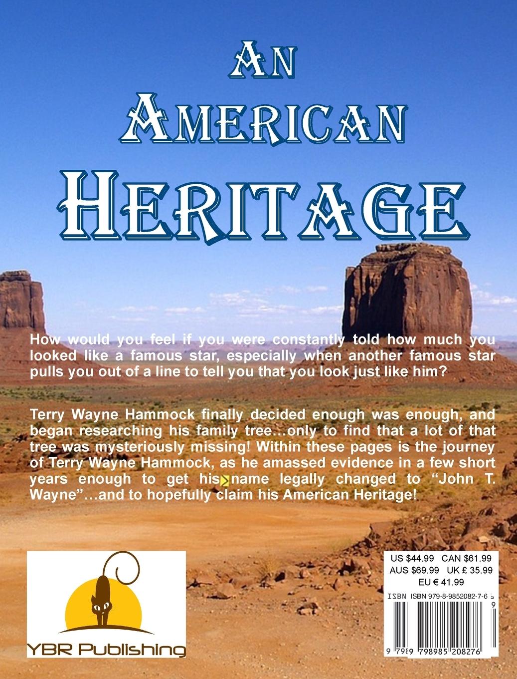 Rückseitencover An American Heritage