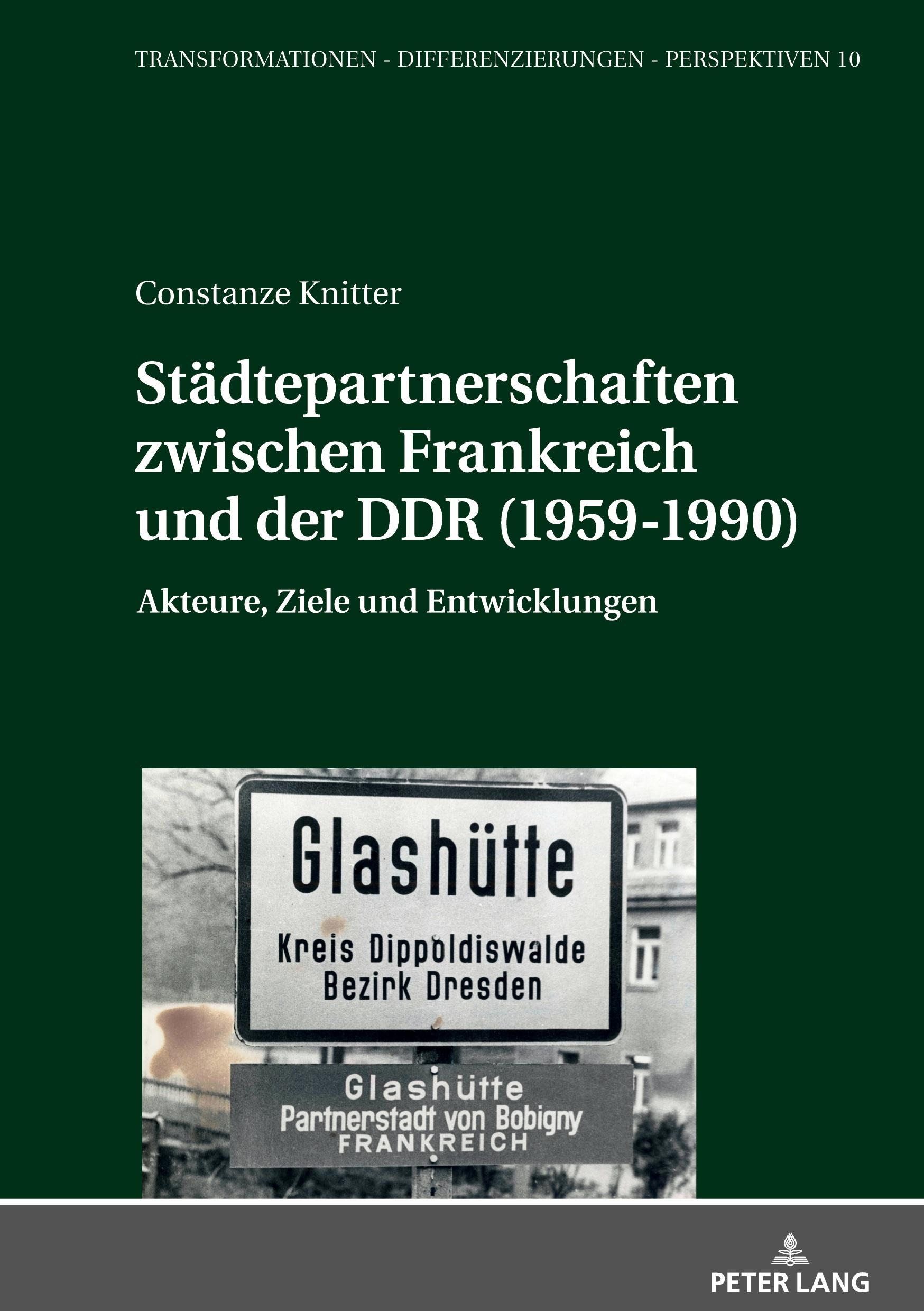 Vorderes Coverbild Städtepartnerschaften zwischen Frankreich und der DDR (1959-1990)