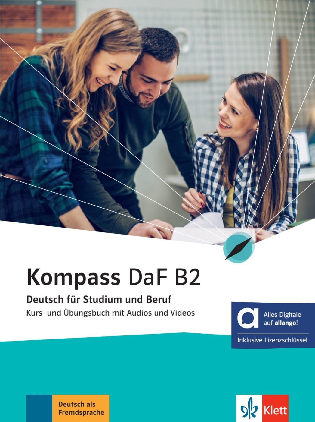 Vorderes Coverbild Kompass DaF B2 - Hybride Ausgabe allango