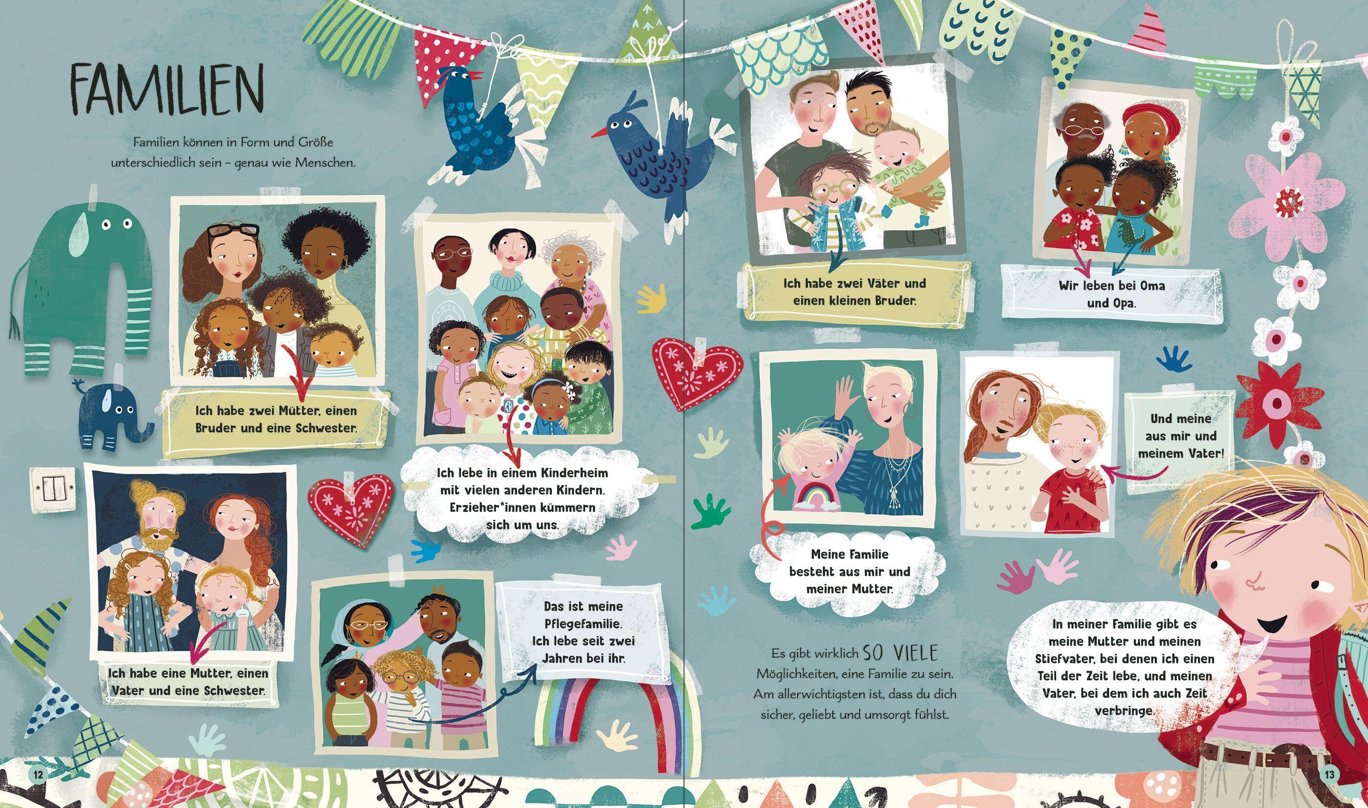 Beispielinhalt (Bild) Unsere kunterbunte Welt - Wir sind wunderbar verschieden