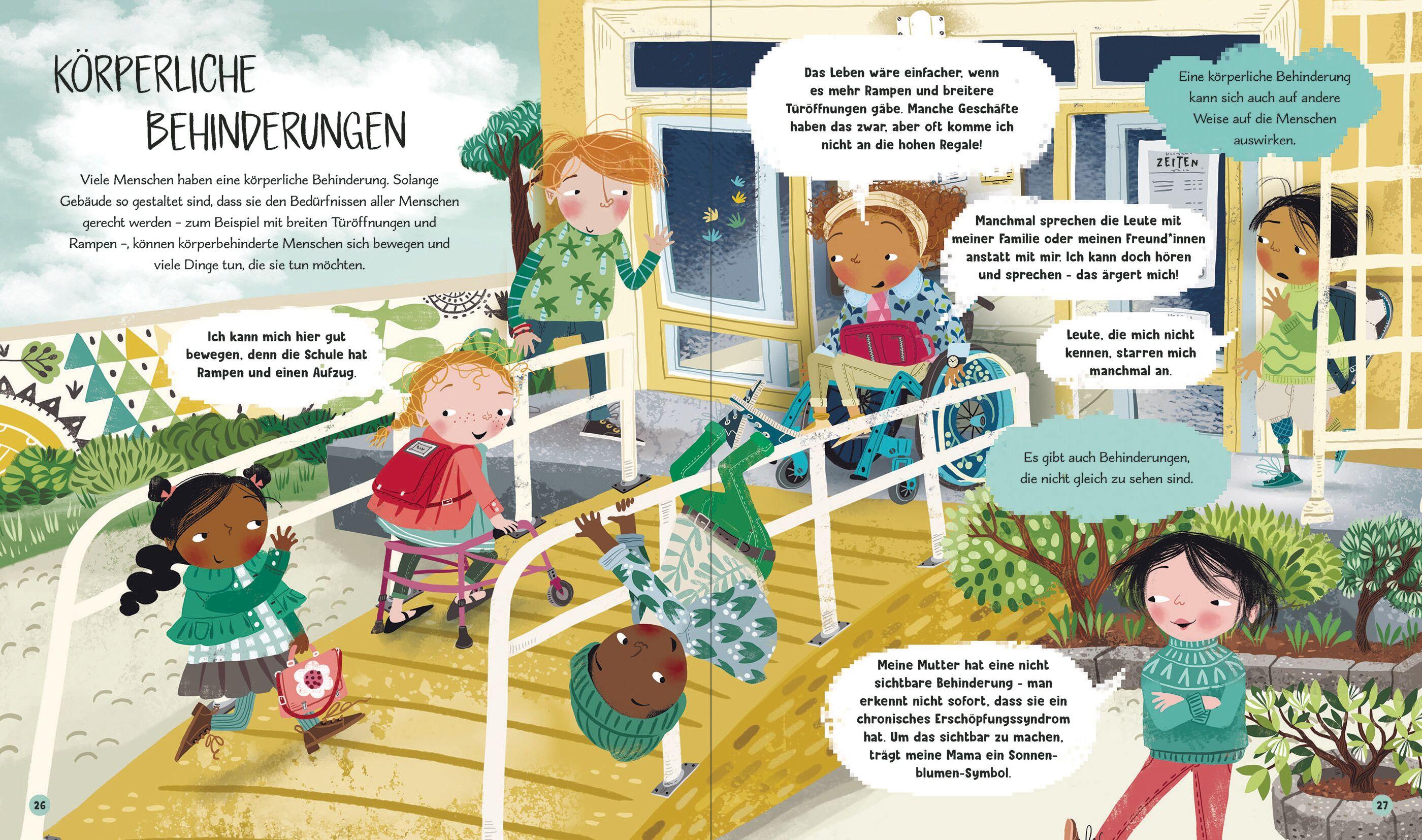 Beispielinhalt (Bild) Unsere kunterbunte Welt - Wir sind wunderbar verschieden