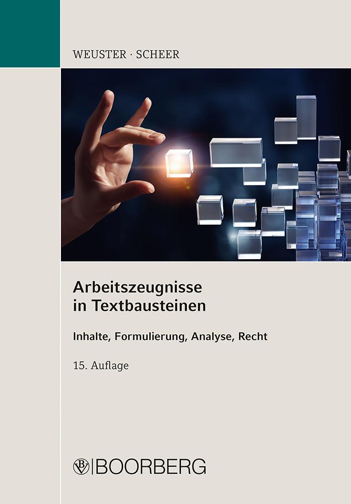 Vorderes Coverbild Arbeitszeugnisse in Textbausteinen