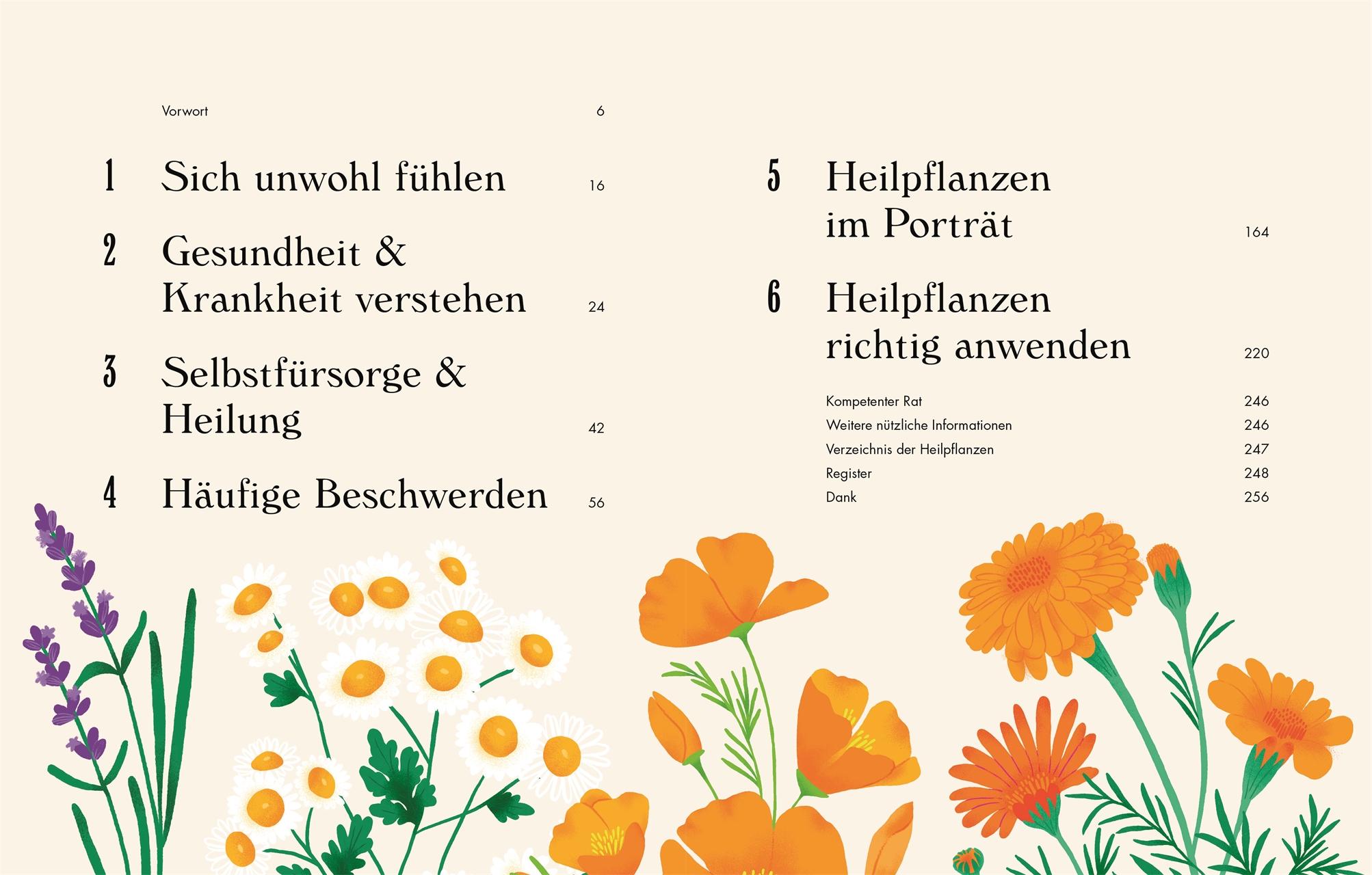 Beispielinhalt (Bild) Die pflanzliche Hausapotheke