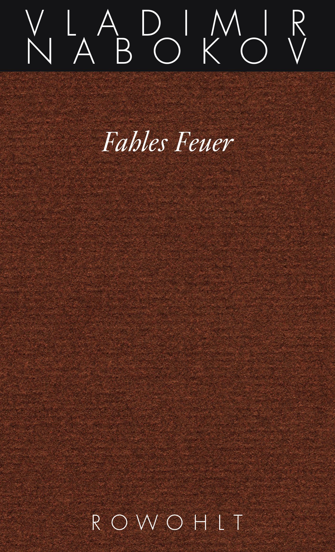 Vorderes Coverbild Gesammelte Werke 10. Fahles Feuer