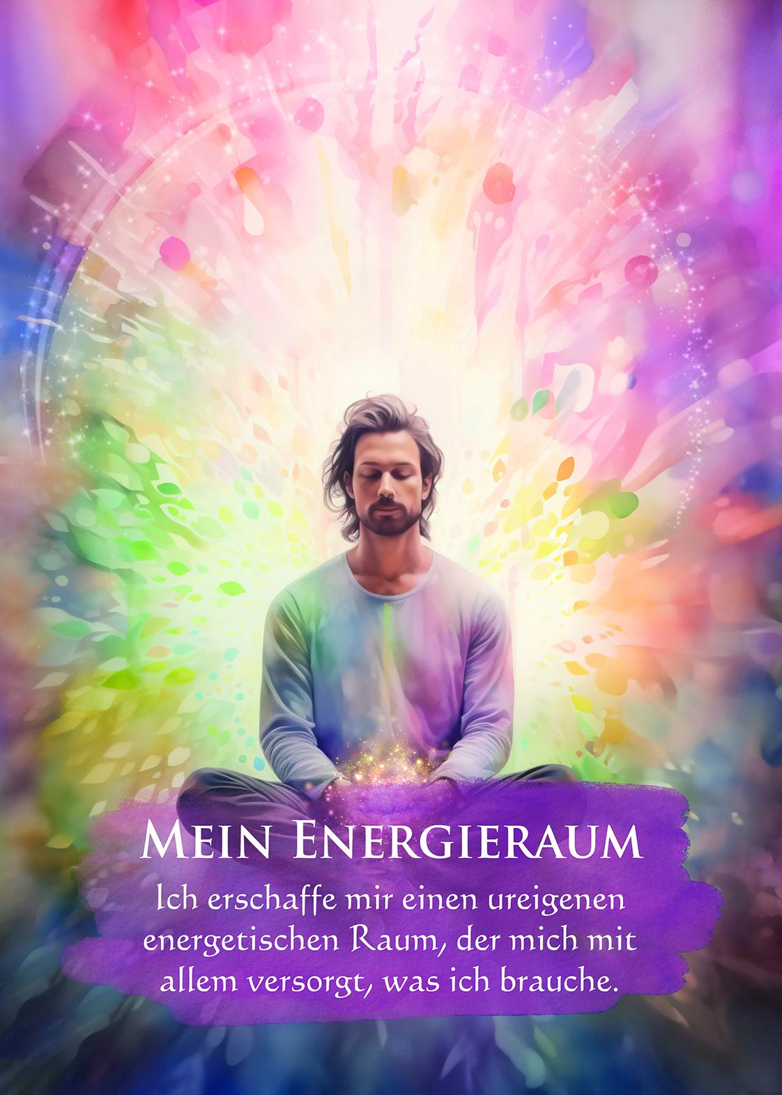 Beispielinhalt (Bild) Mein Selbstliebe-Orakel - Ich achte in Liebe auf mich selbst