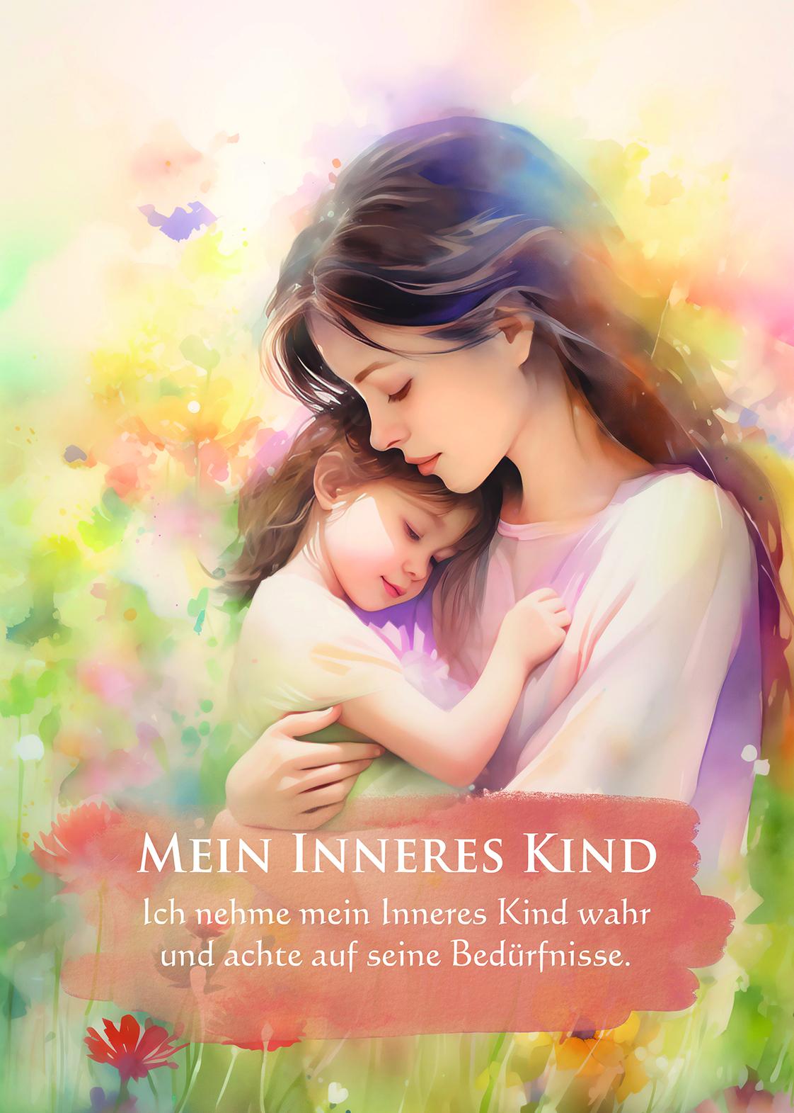Beispielinhalt (Bild) Mein Selbstliebe-Orakel - Ich achte in Liebe auf mich selbst