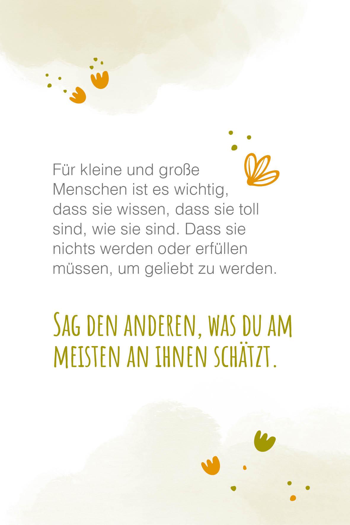 Beispielinhalt (Bild) Wir sind wir! - 40 Affirmationen und Rituale, die Familien stark machen