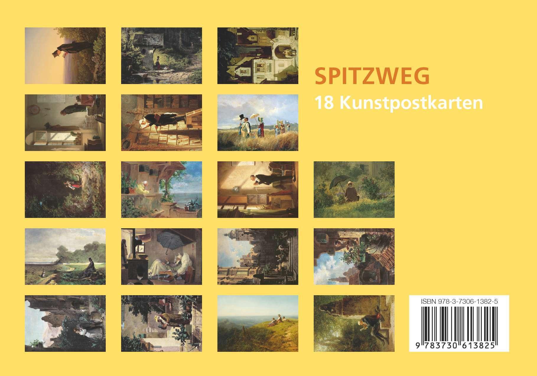 Beispielinhalt (Bild) Postkarten-Set Carl Spitzweg