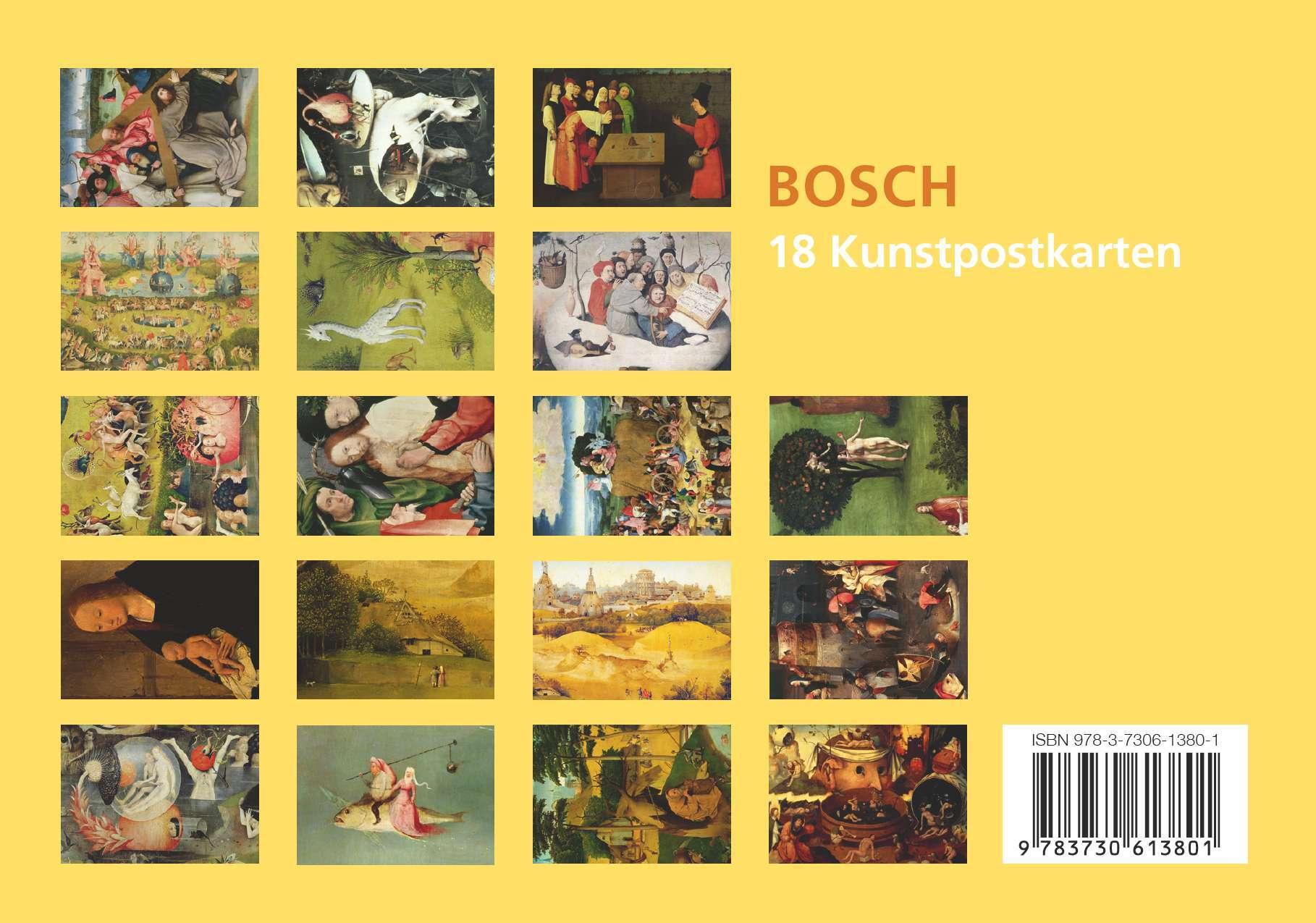 Beispielinhalt (Bild) Postkarten-Set Hieronymus Bosch