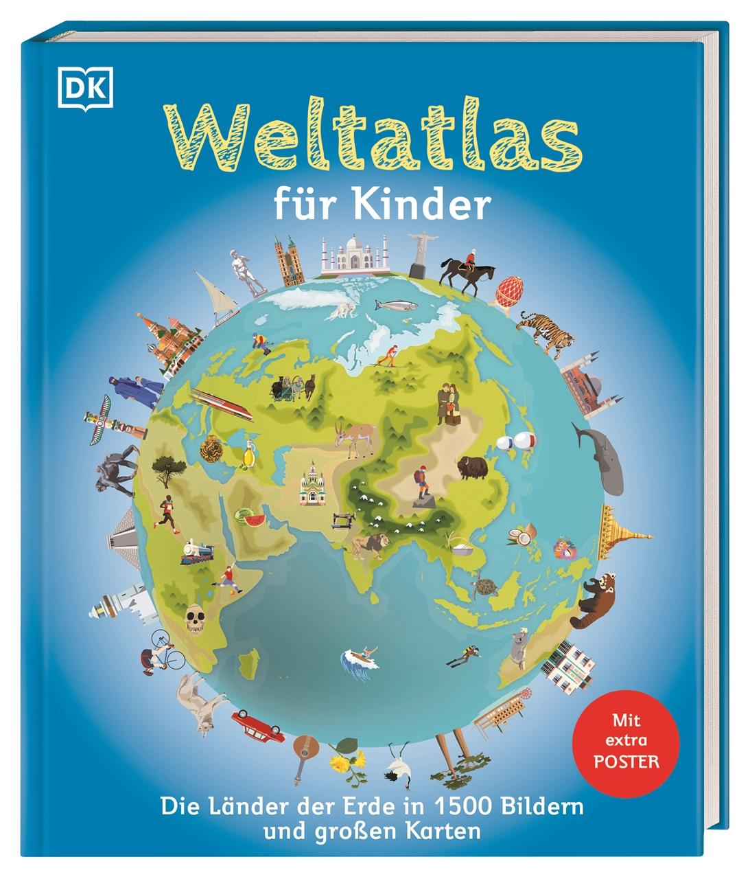 Vorderes Coverbild Weltatlas für Kinder