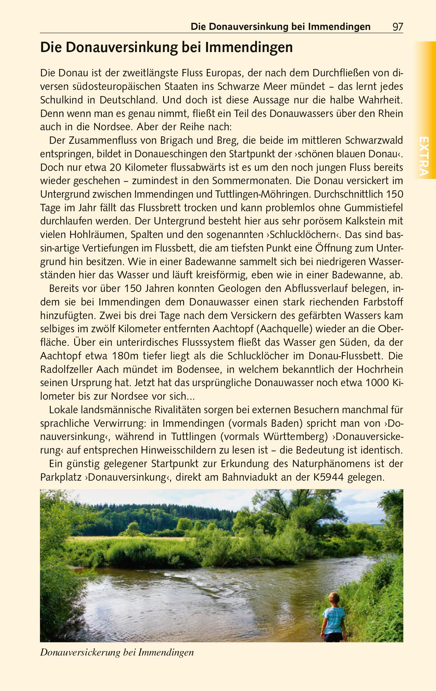 Beispielinhalt (Bild) TRESCHER Reiseführer Schwäbische Alb