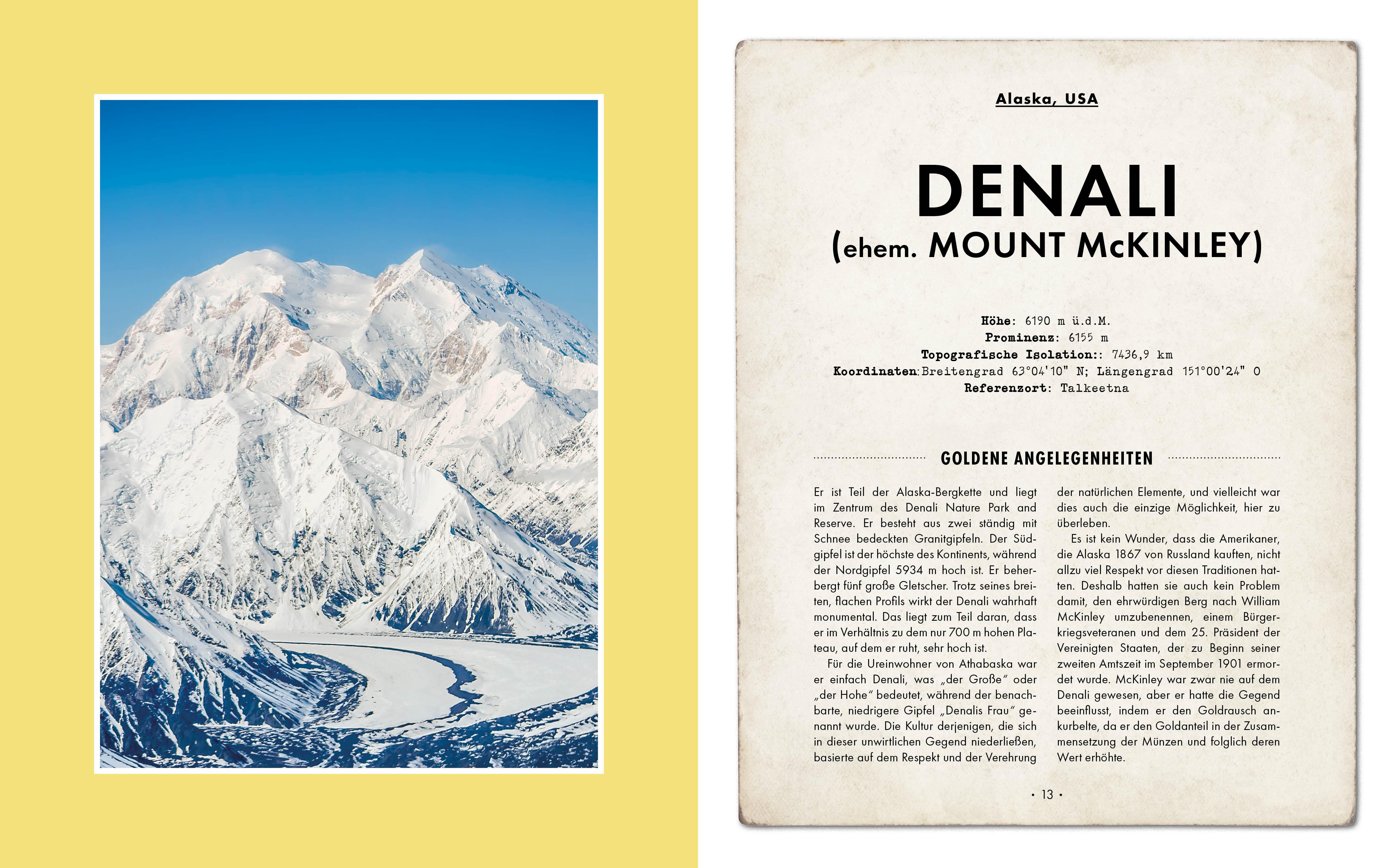 Beispielinhalt (Bild) Spektakuläre Berggipfel