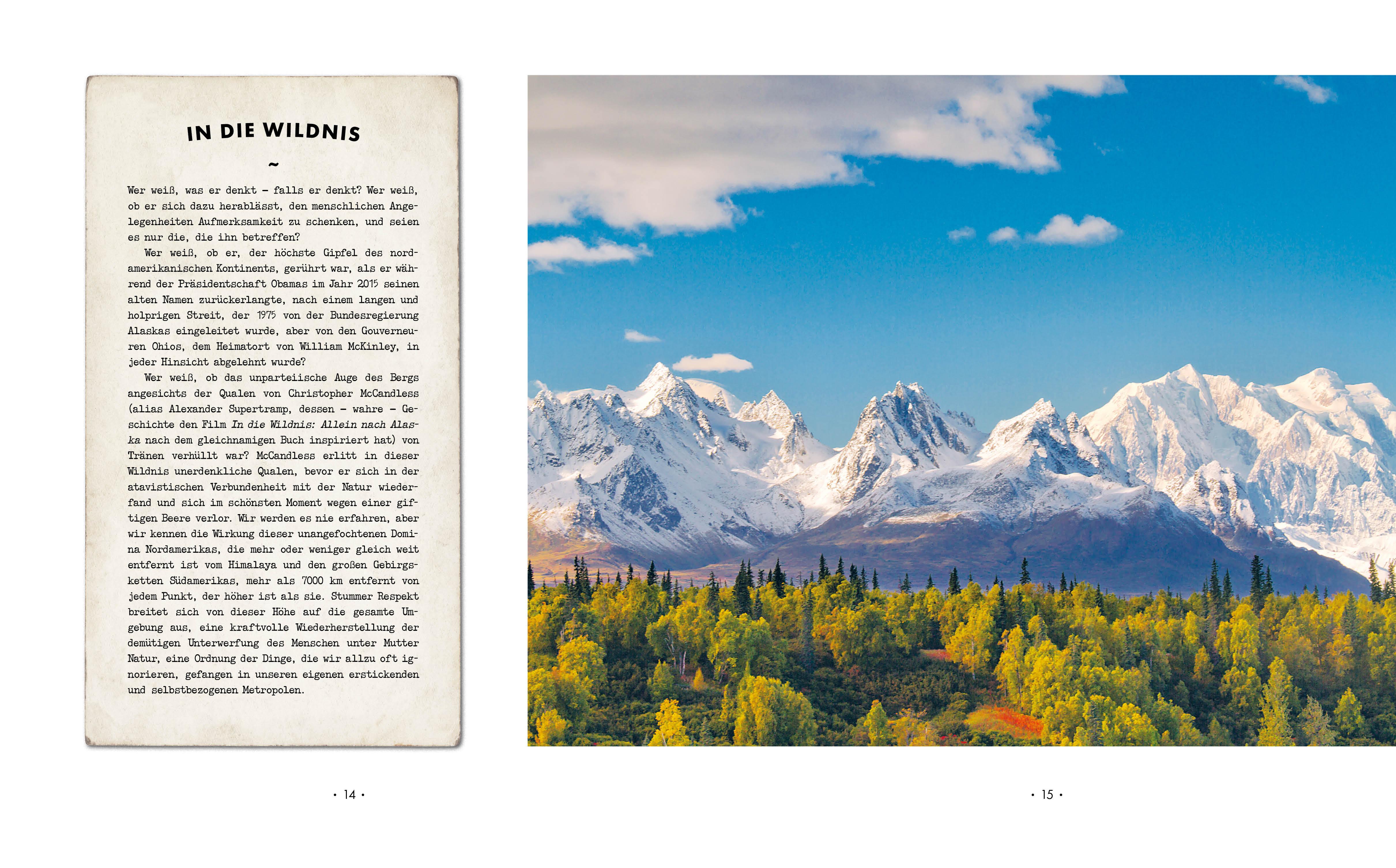 Beispielinhalt (Bild) Spektakuläre Berggipfel