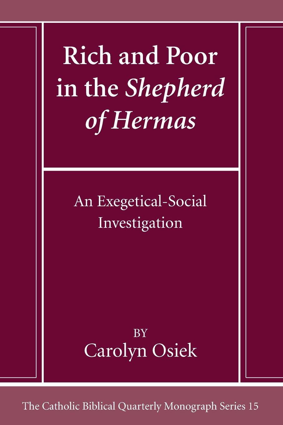 Vorderes Coverbild Rich and Poor in the Shepherd of Hermas