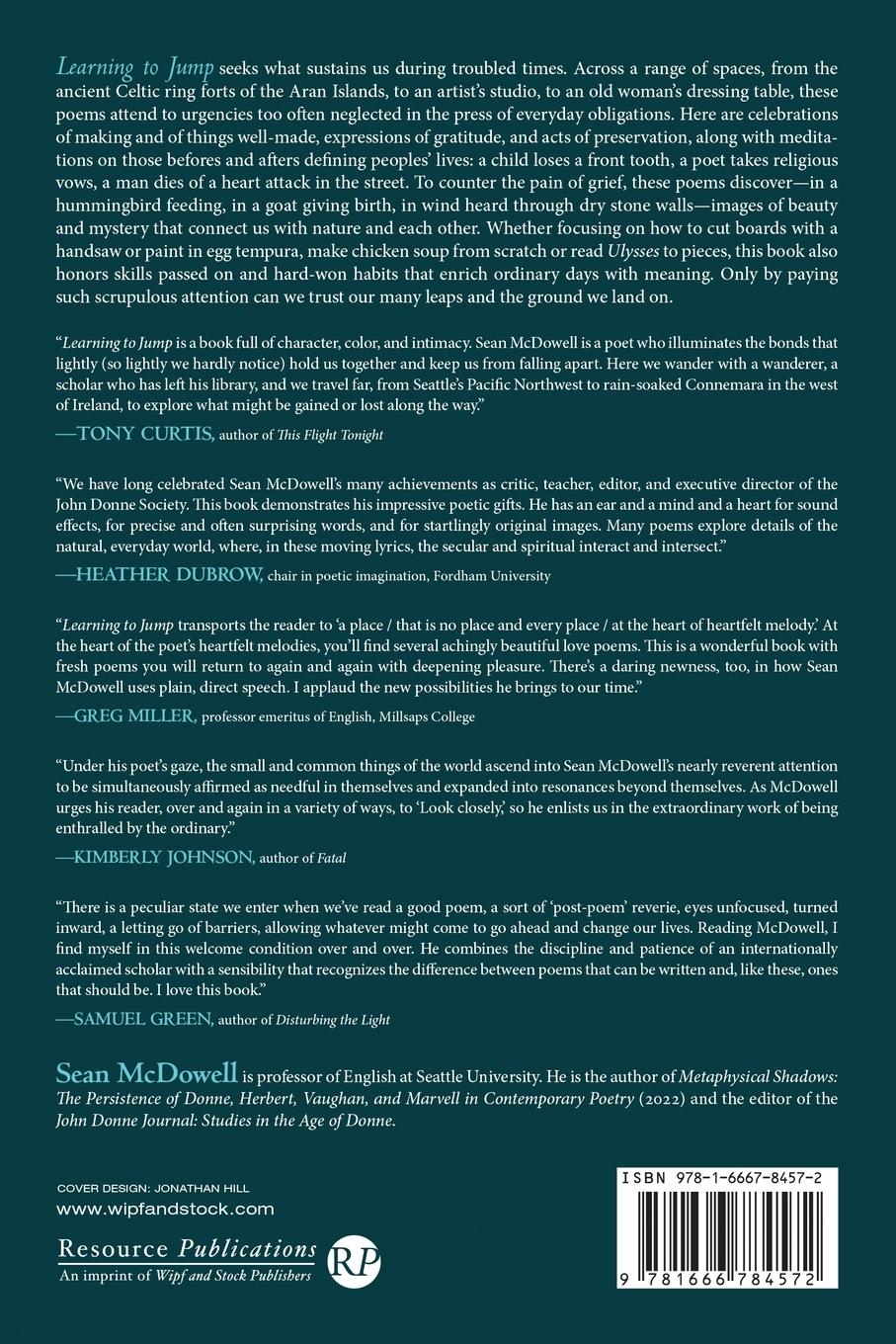 Rückseitencover Learning to Jump