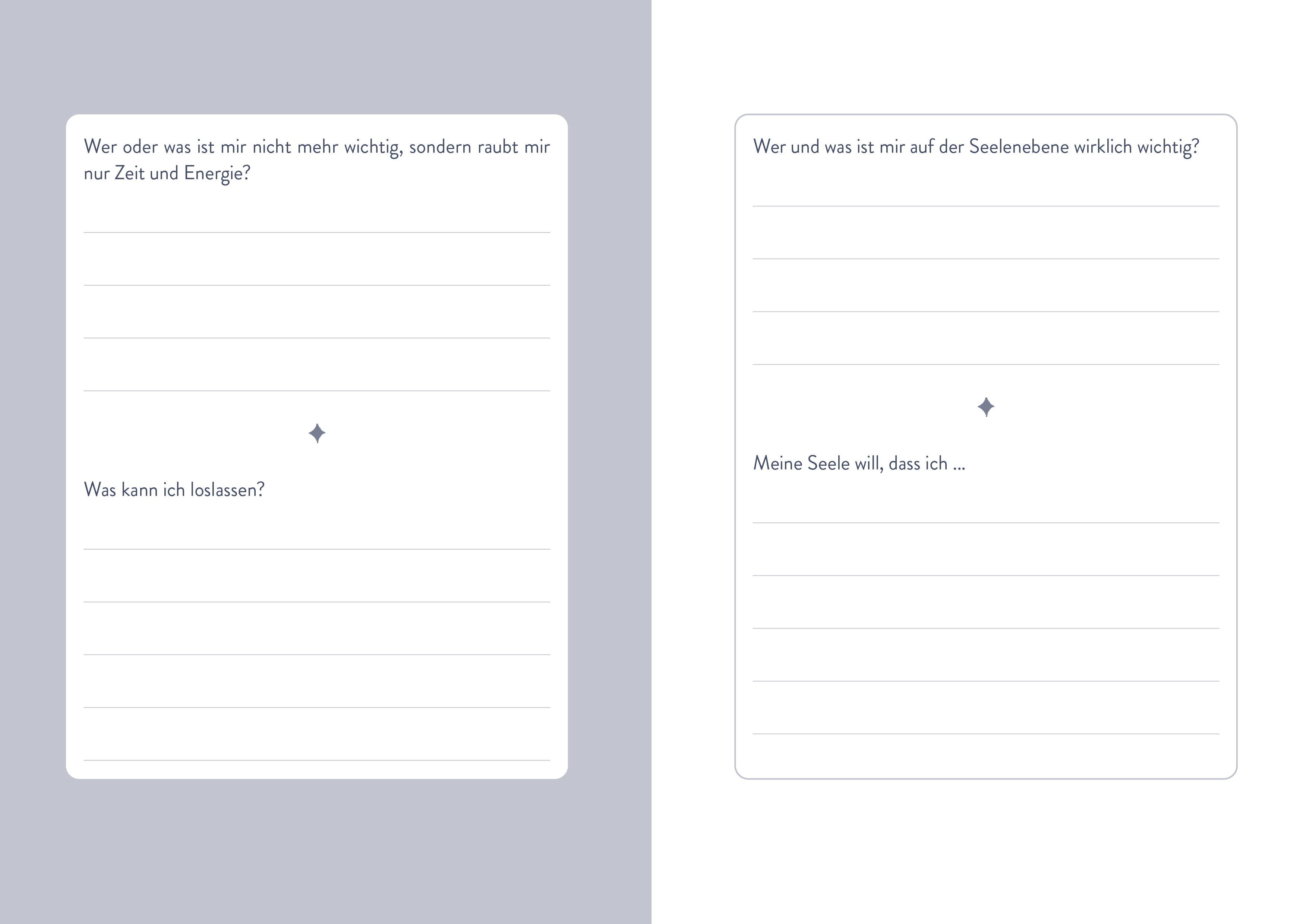 Beispielinhalt (Bild) Manifestieren - Dein Journal