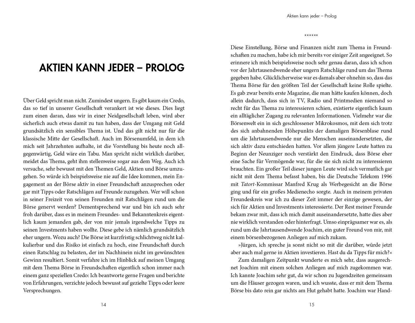 Beispielinhalt (Bild) Aktien kann jeder