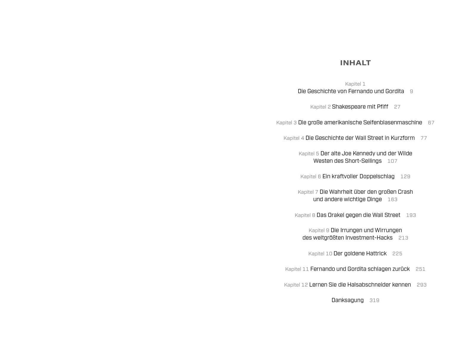 Beispielinhalt (Bild) The Wolf of Investing