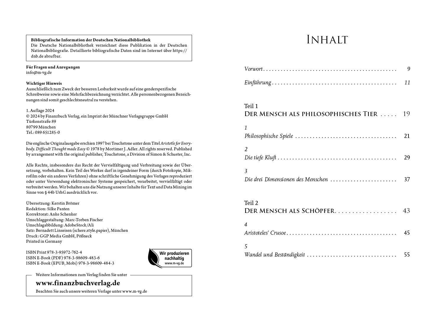 Beispielinhalt (Bild) Aristoteles to go
