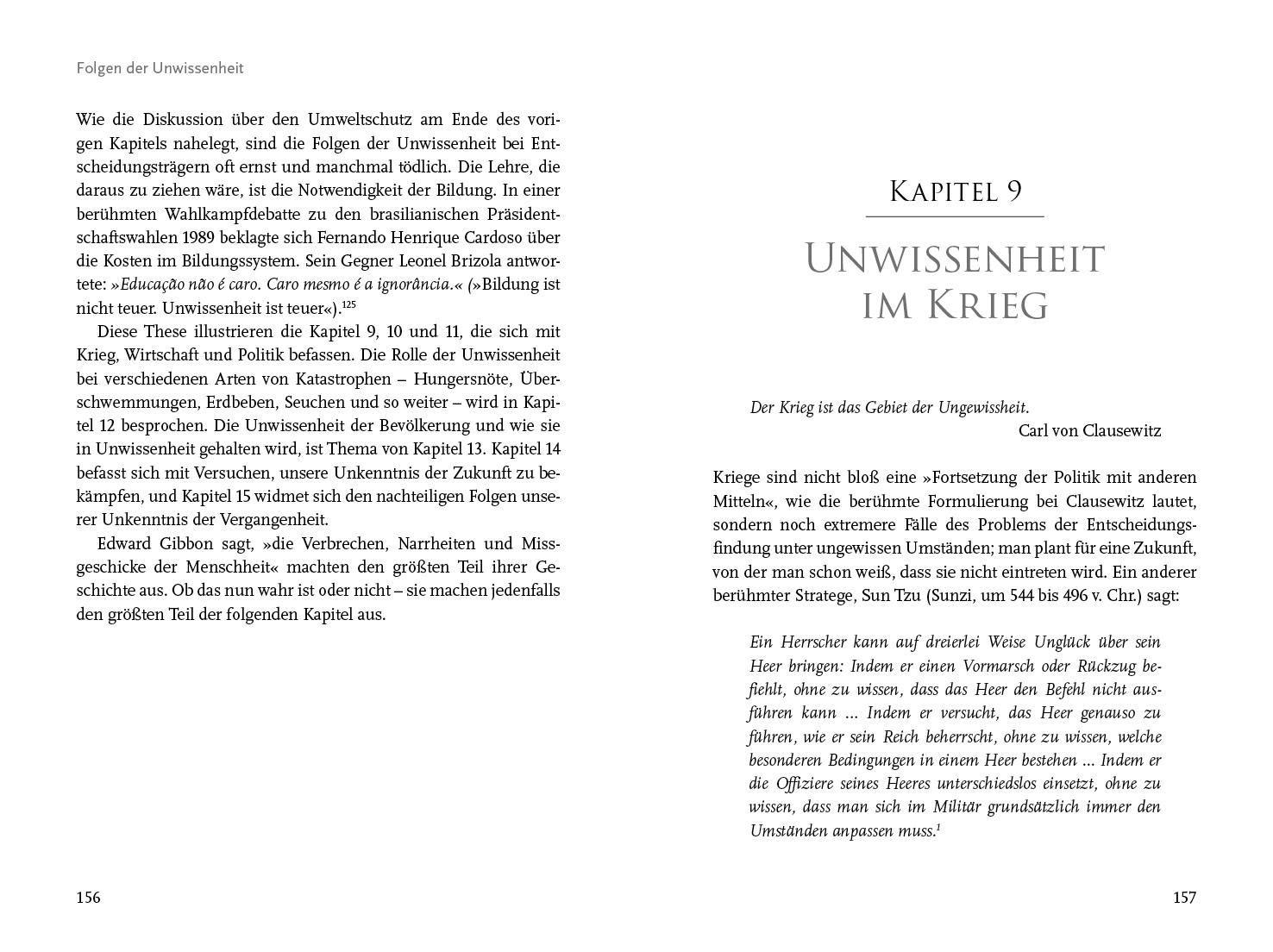 Beispielinhalt (Bild) Die kürzeste Weltgeschichte der Unwissenheit