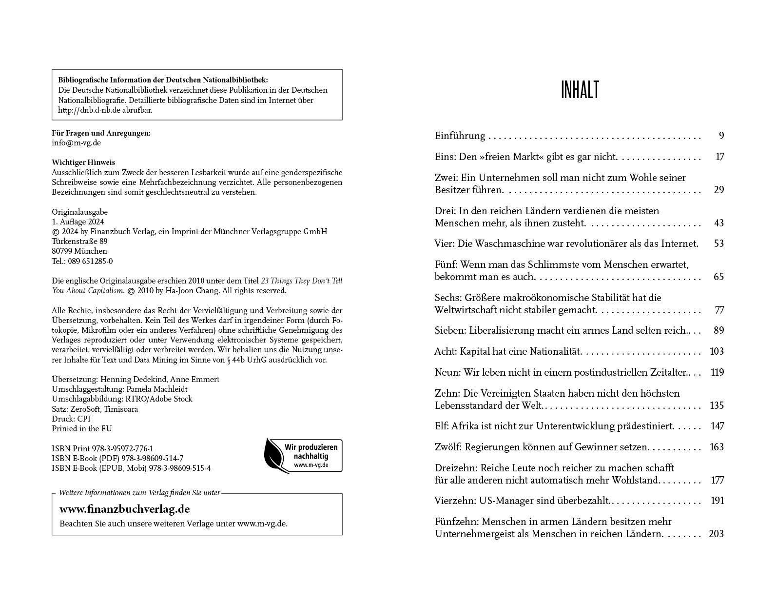 Beispielinhalt (Bild) 23 Dinge, die man uns über den Kapitalismus nicht erzählt