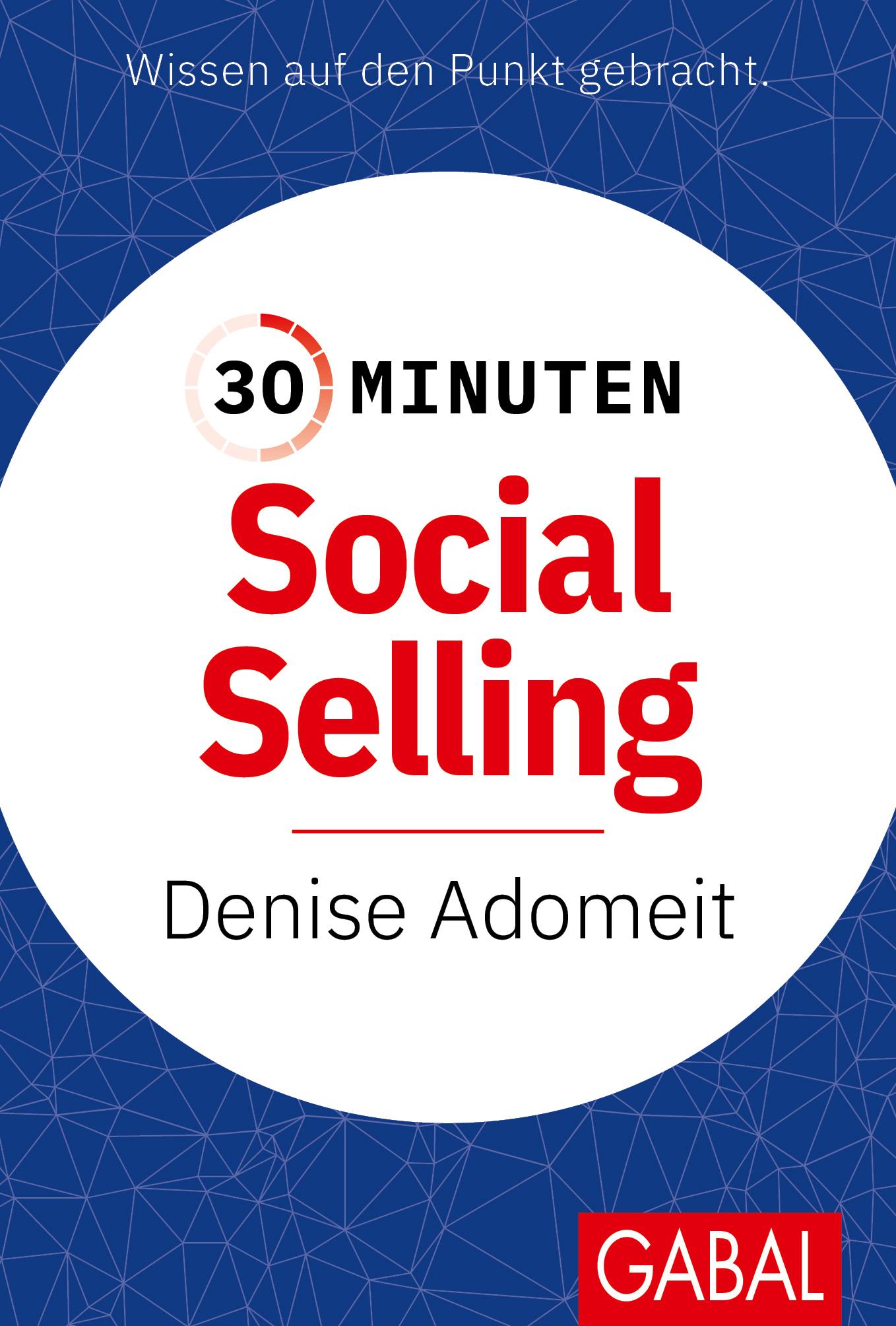Vorderes Coverbild 30 Minuten Social Selling