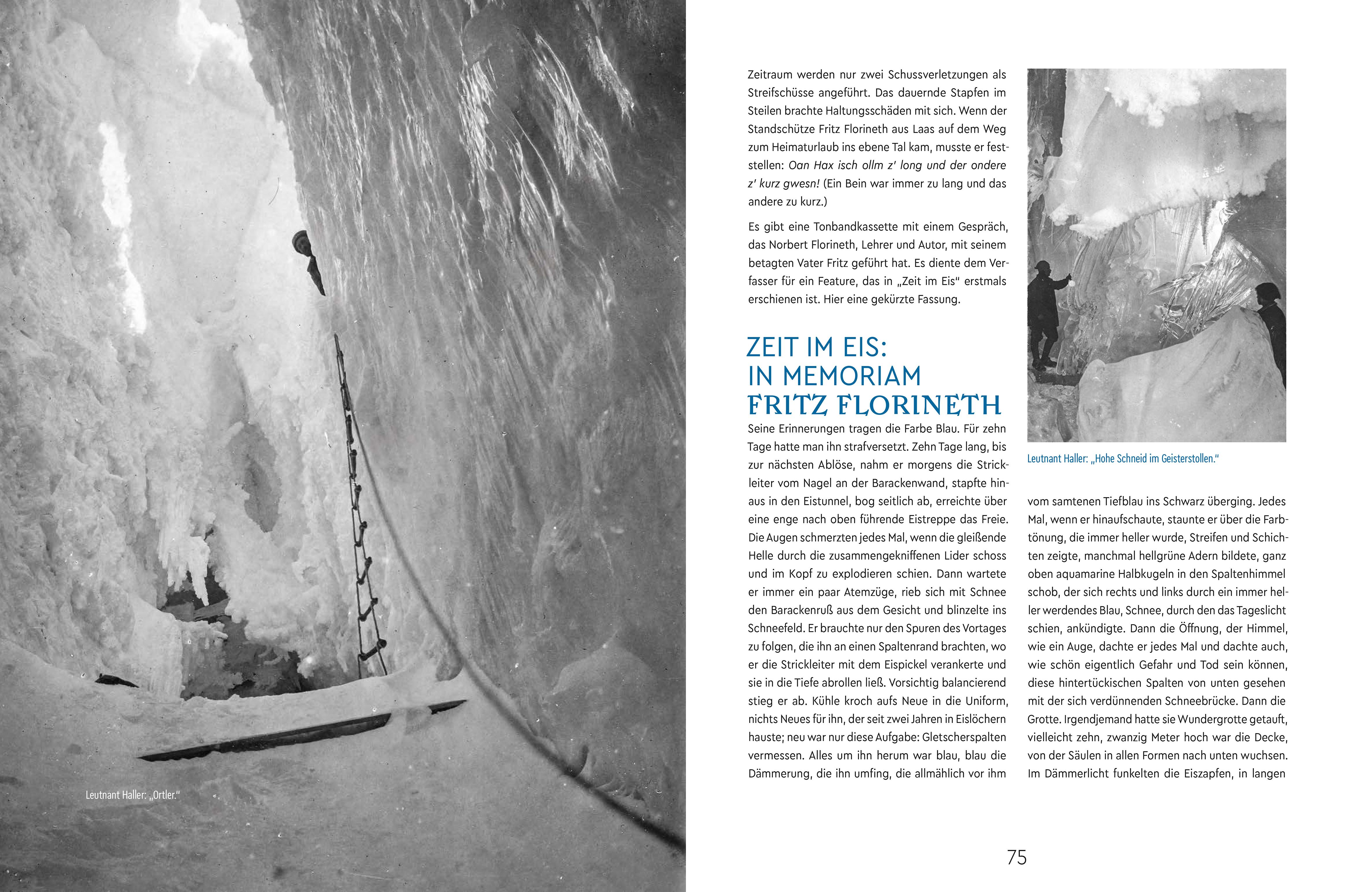Beispielinhalt (Bild) Zeit aus dem Eis