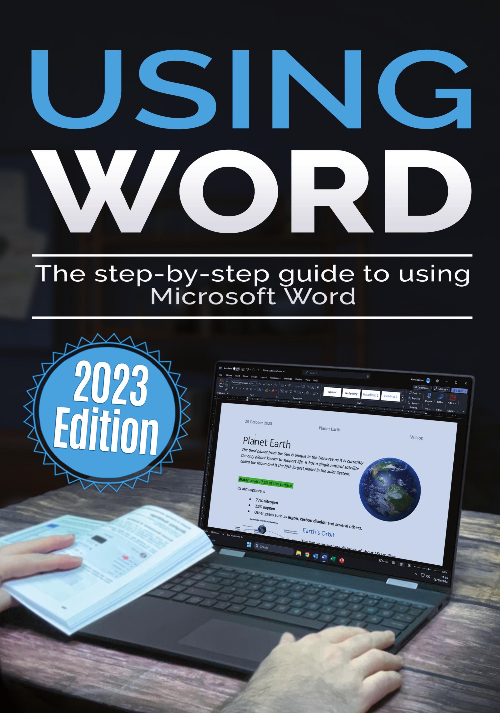 Vorderes Coverbild Using Microsoft Word - 2023 Edition