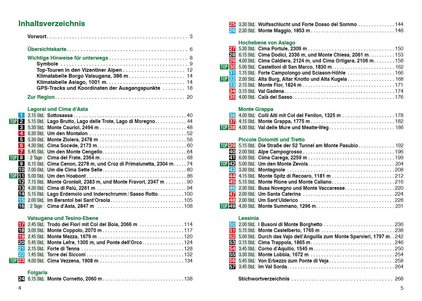 Beispielinhalt (Bild) Vizentiner Alpen