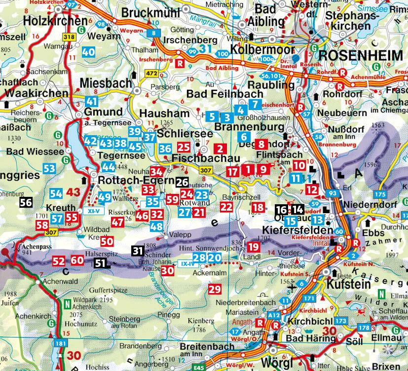 Beispielinhalt (Bild) Tegernseer und Schlierseer Berge