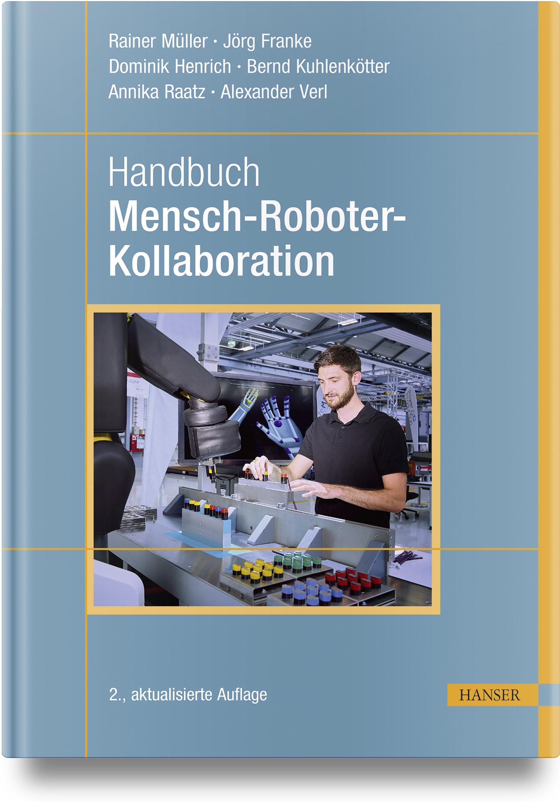 Vorderes Coverbild Handbuch Mensch-Roboter-Kollaboration