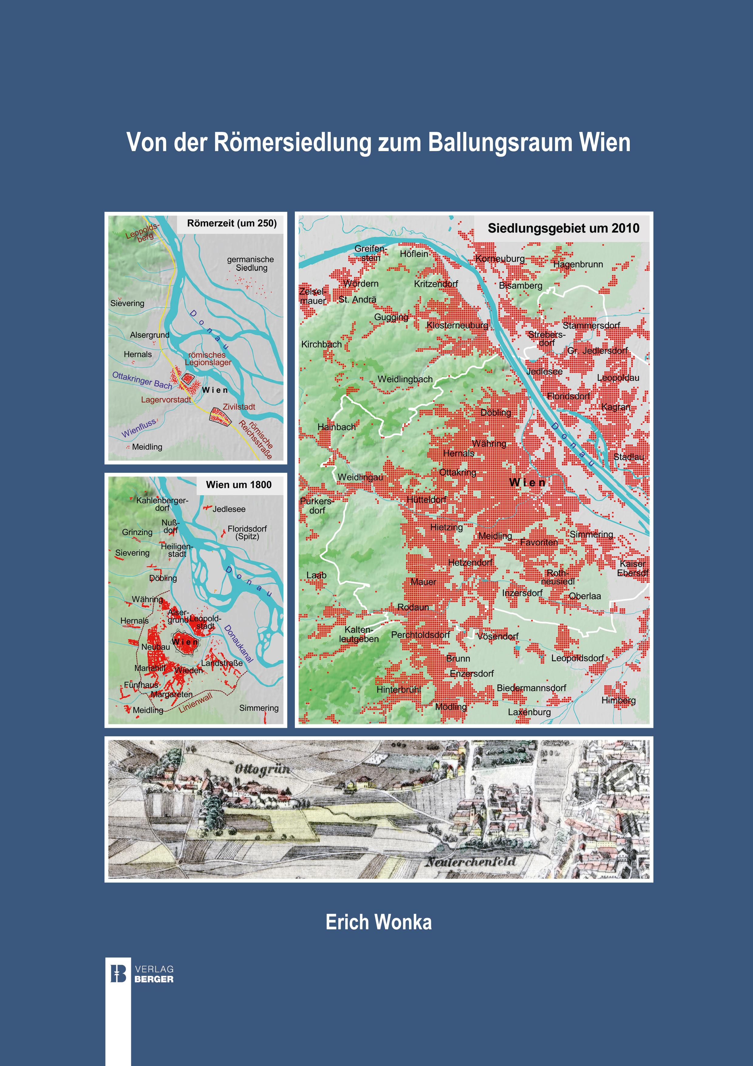 Vorderes Coverbild Von der Römersiedlung zum Ballungsraum Wien