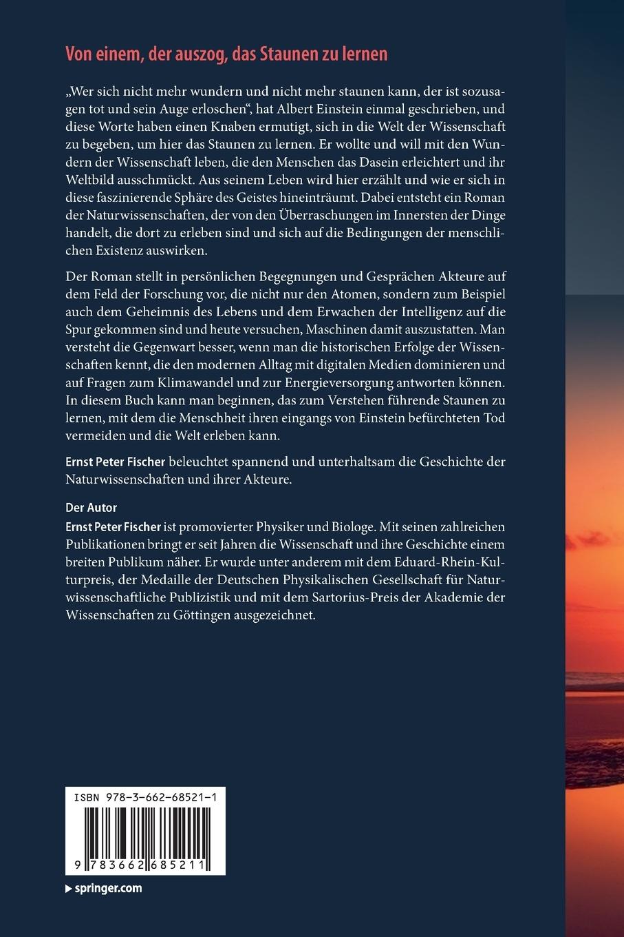 Rückseitencover Von einem, der auszog, das Staunen zu lernen