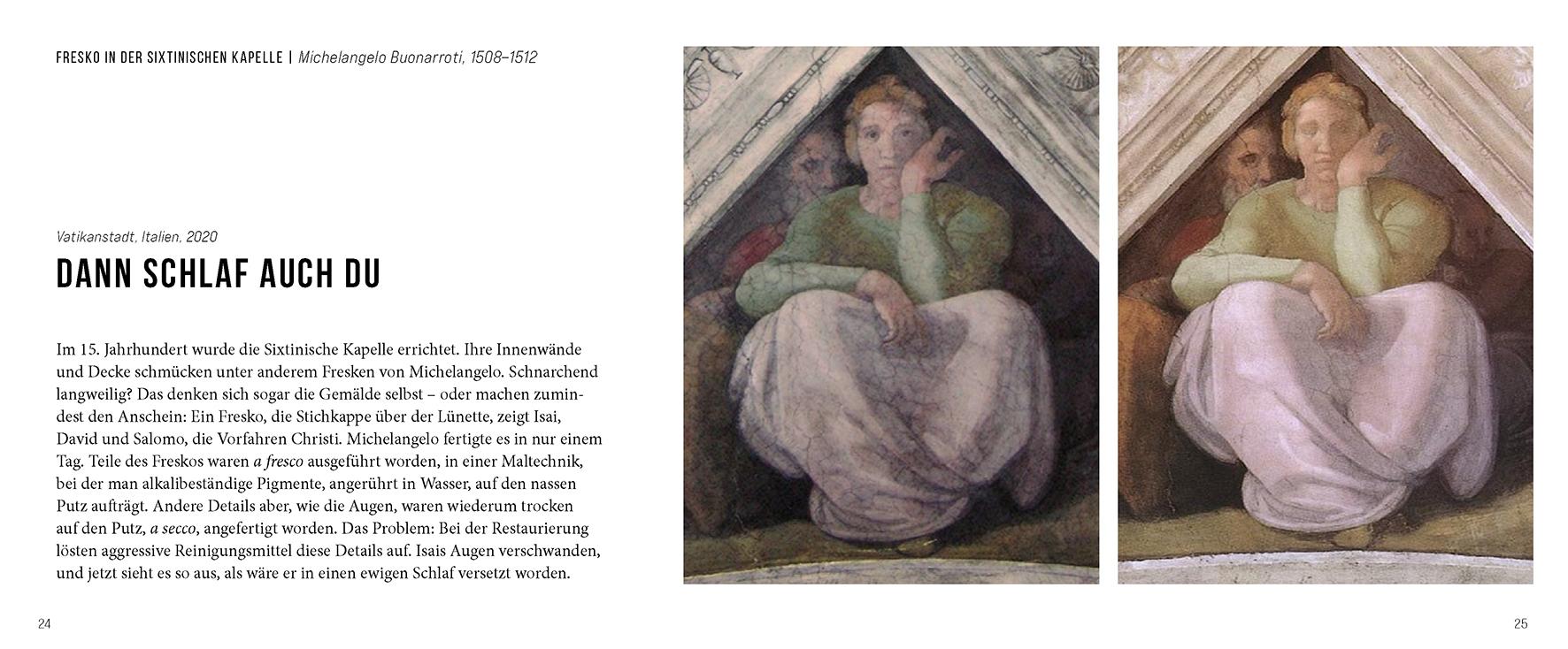 Beispielinhalt (Bild) Das war Kunst, jetzt ist es weg