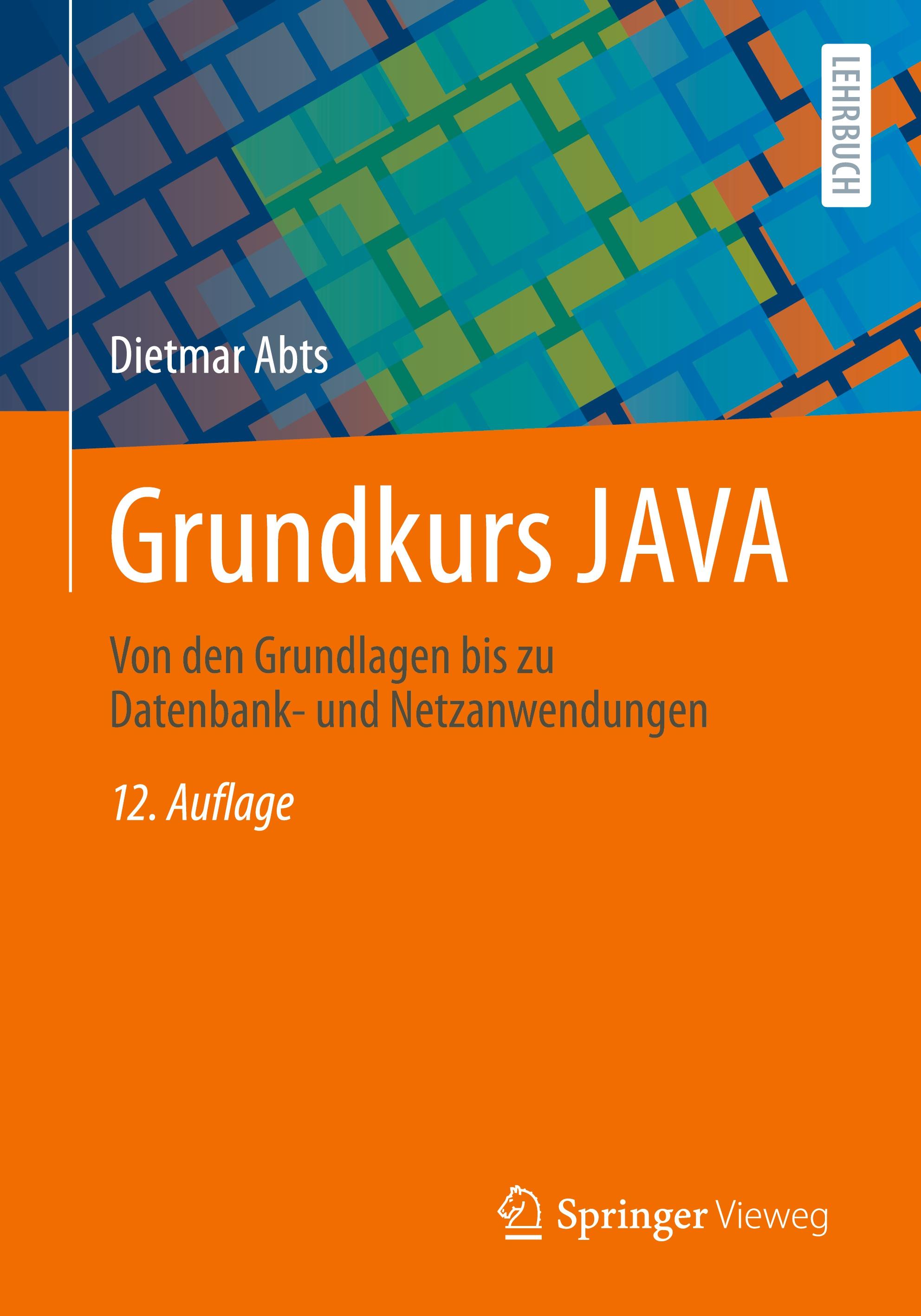 Vorderes Coverbild Grundkurs JAVA