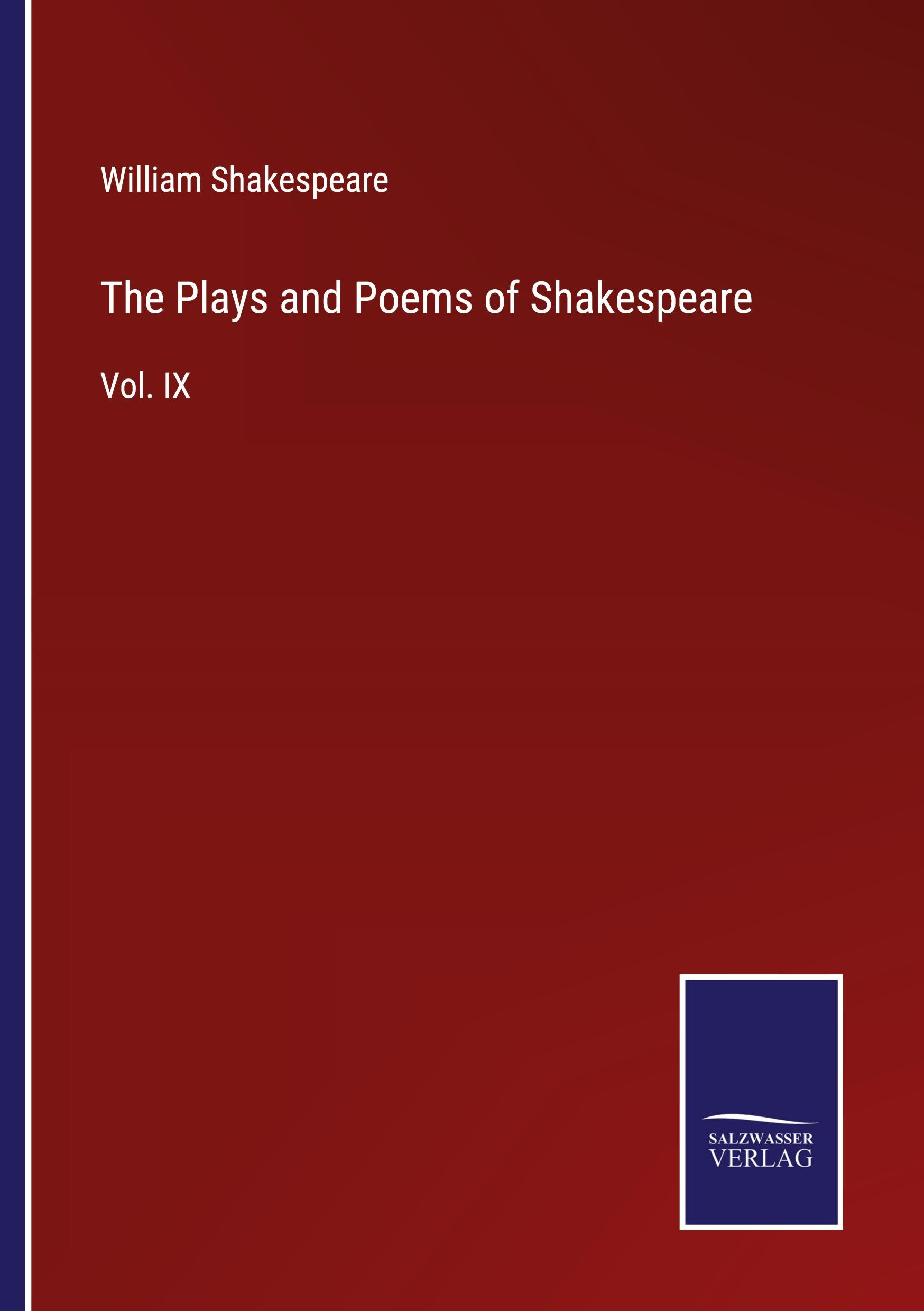 Vorderes Coverbild The Plays and Poems of Shakespeare