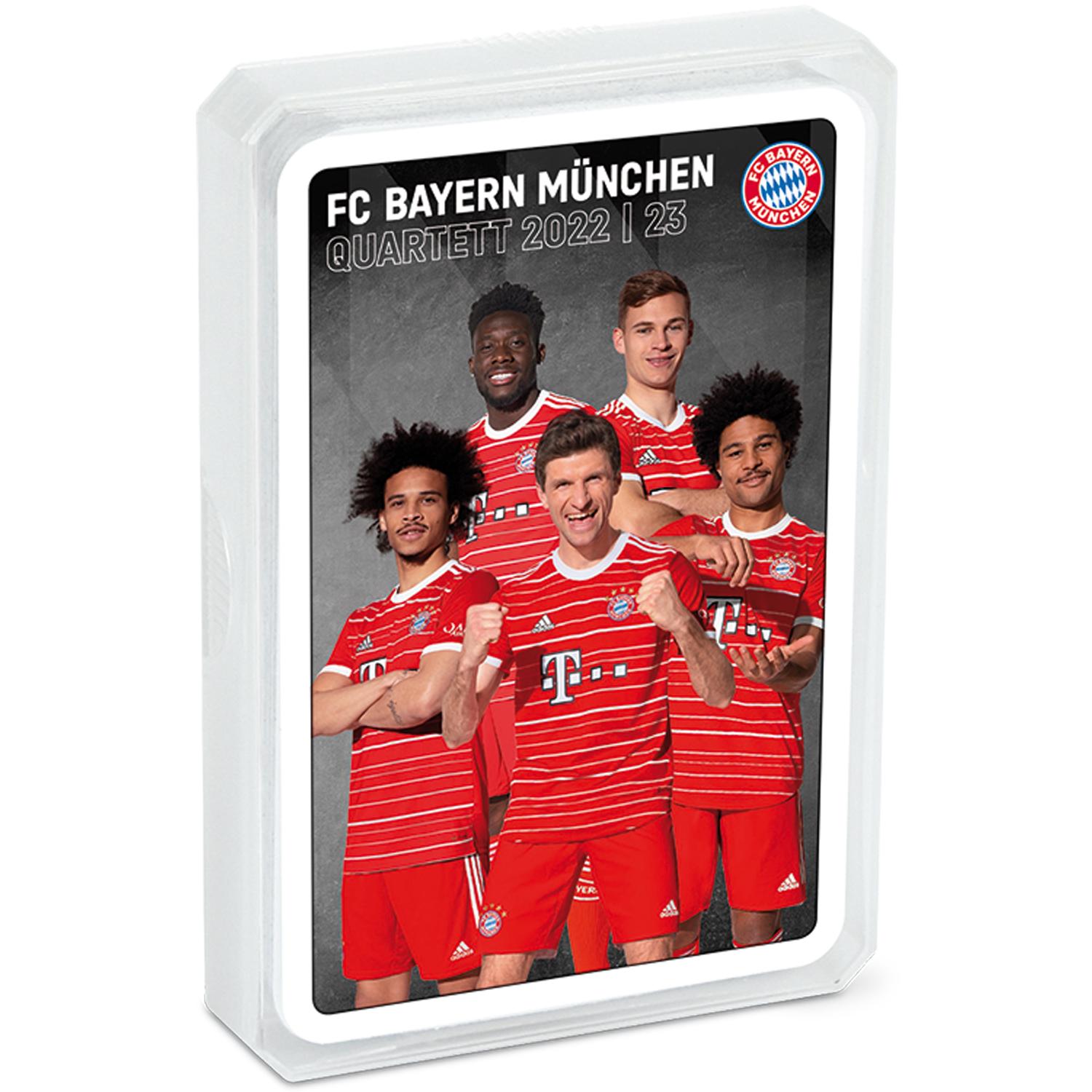 Vorderes Coverbild FC Bayern München Quartett (Saison 2022/23)