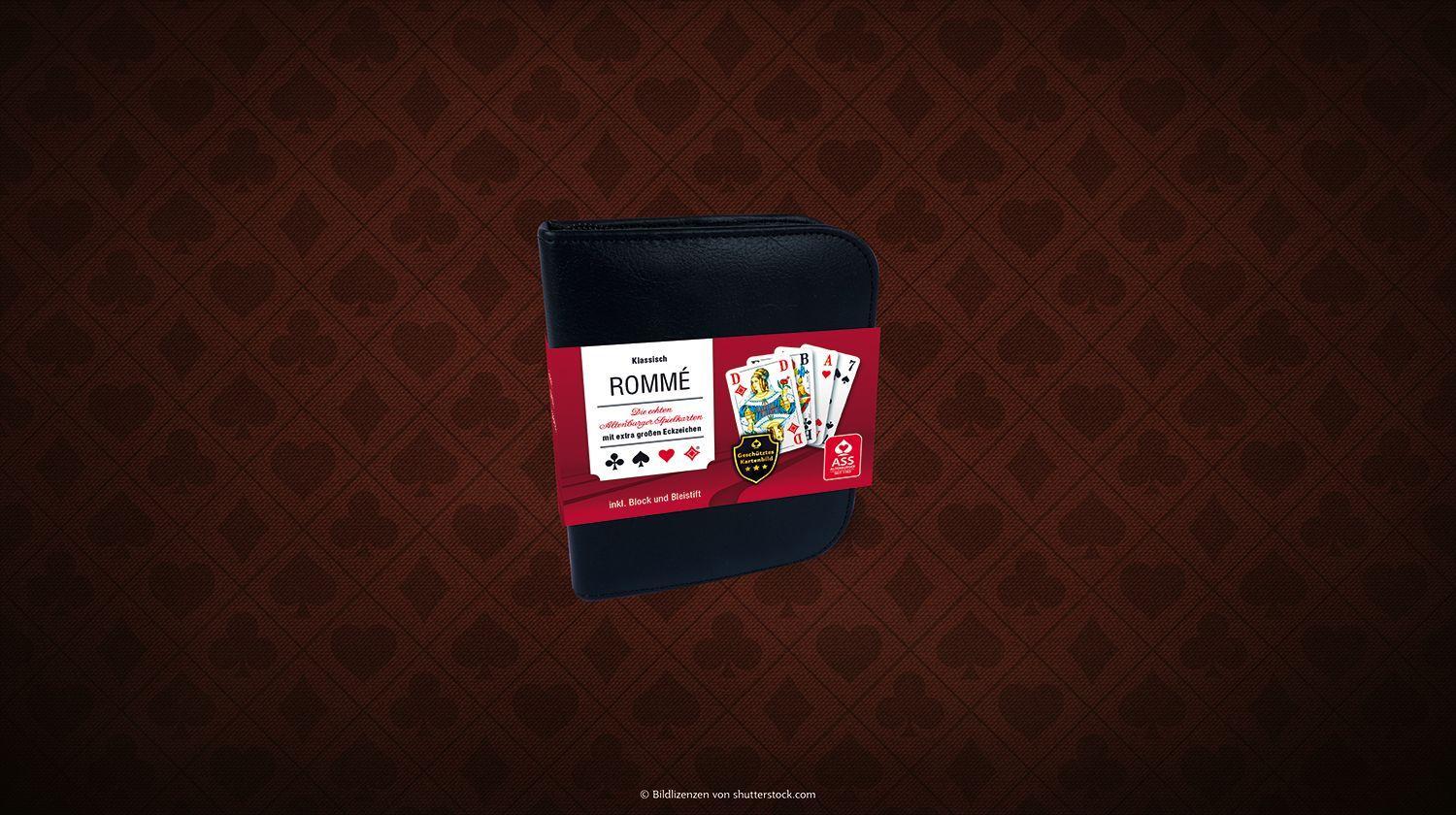Beispielinhalt (Bild) Senioren Rommé im Lederetui