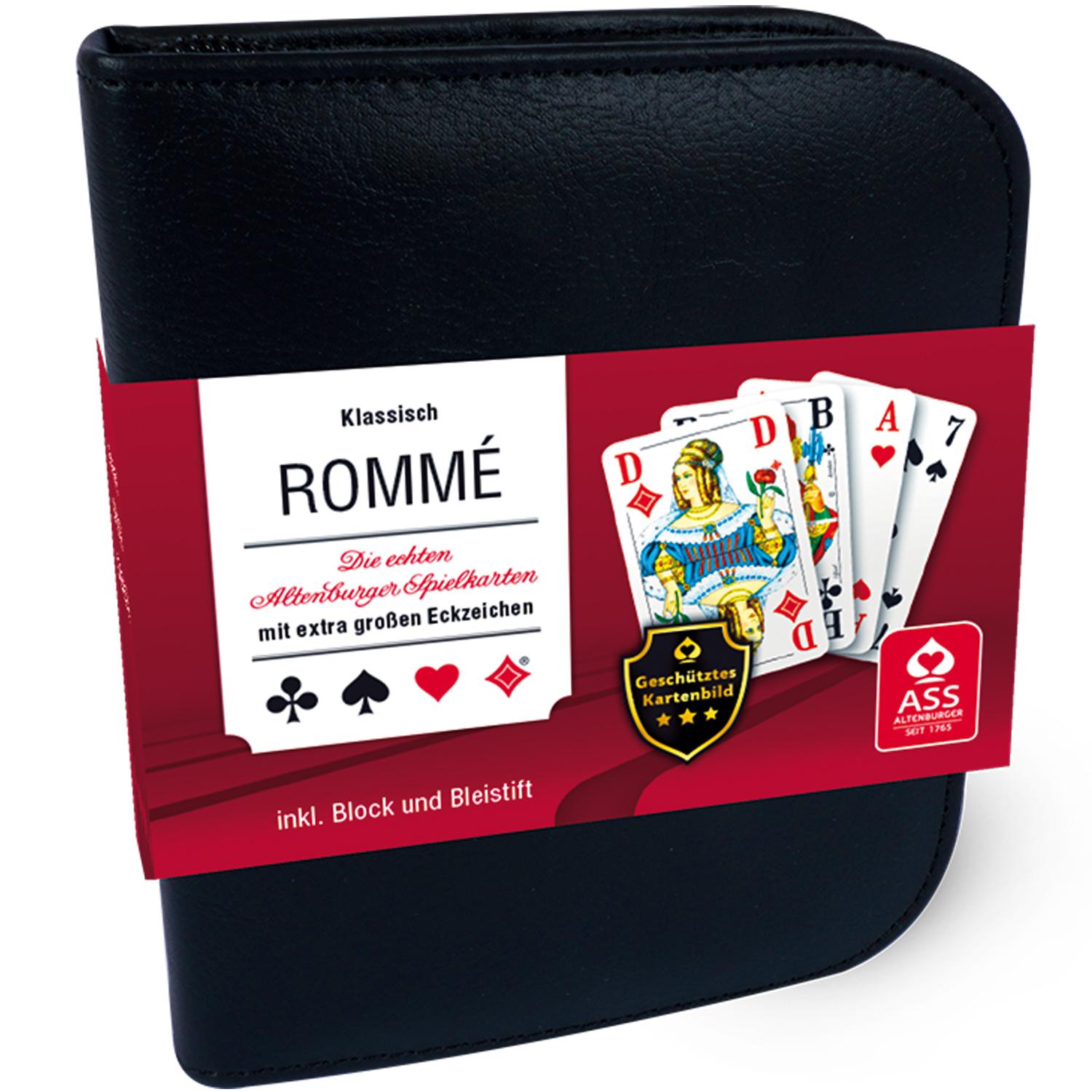 Vorderes Coverbild Senioren Rommé im Lederetui