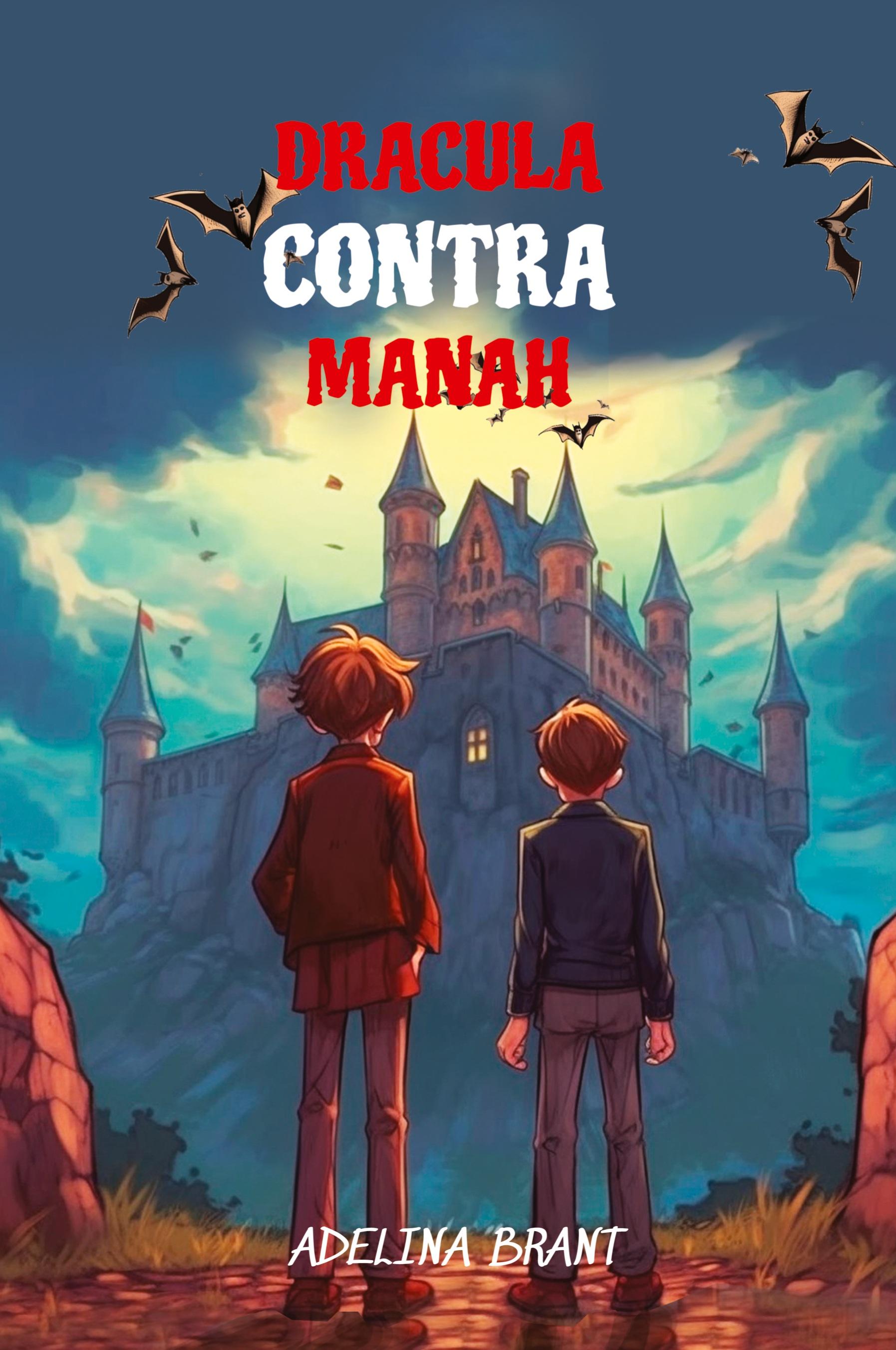 Vorderes Coverbild Lerne Englisch mit Dracula Contra Manah