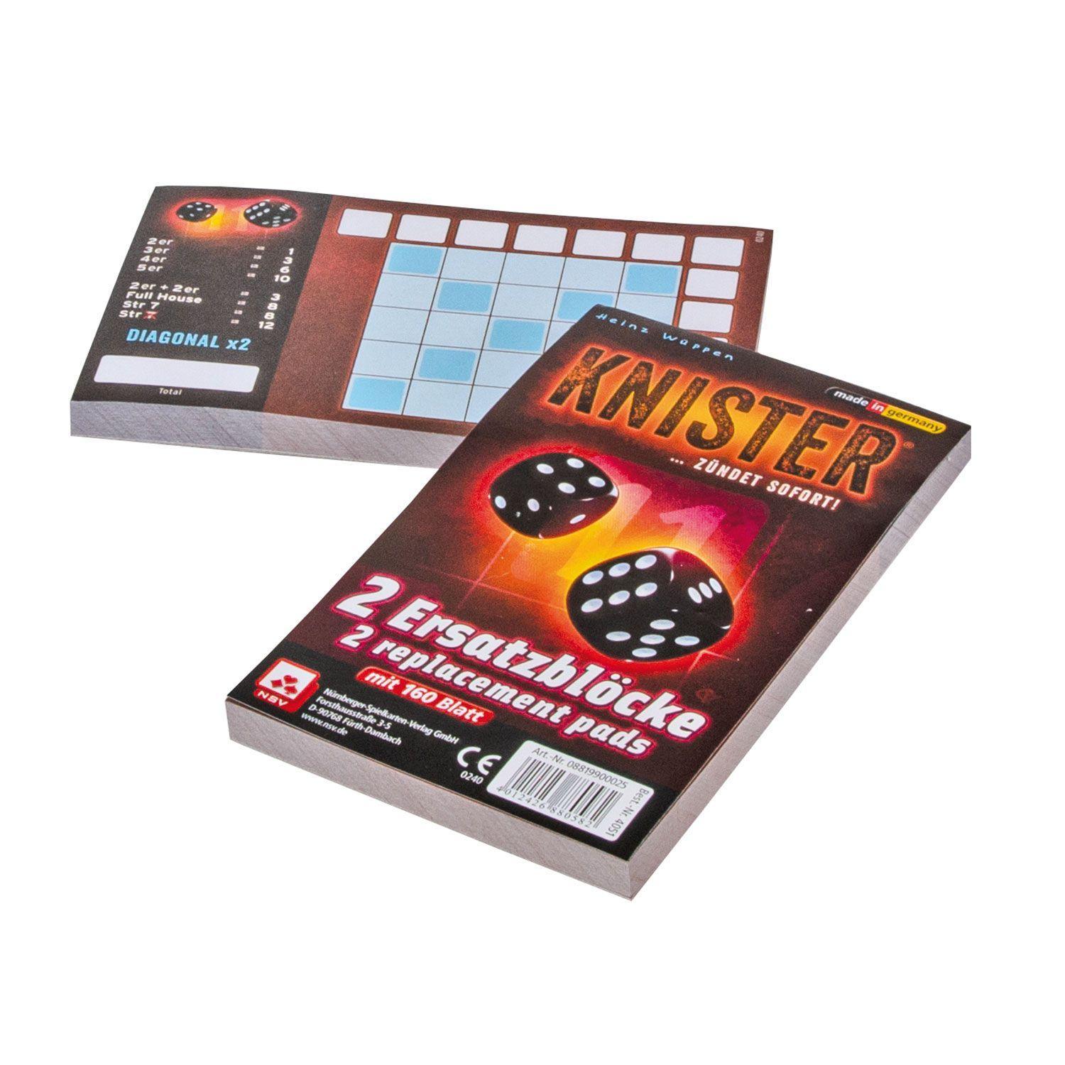 Beispielinhalt (Bild) Knister - Ersatzblöcke