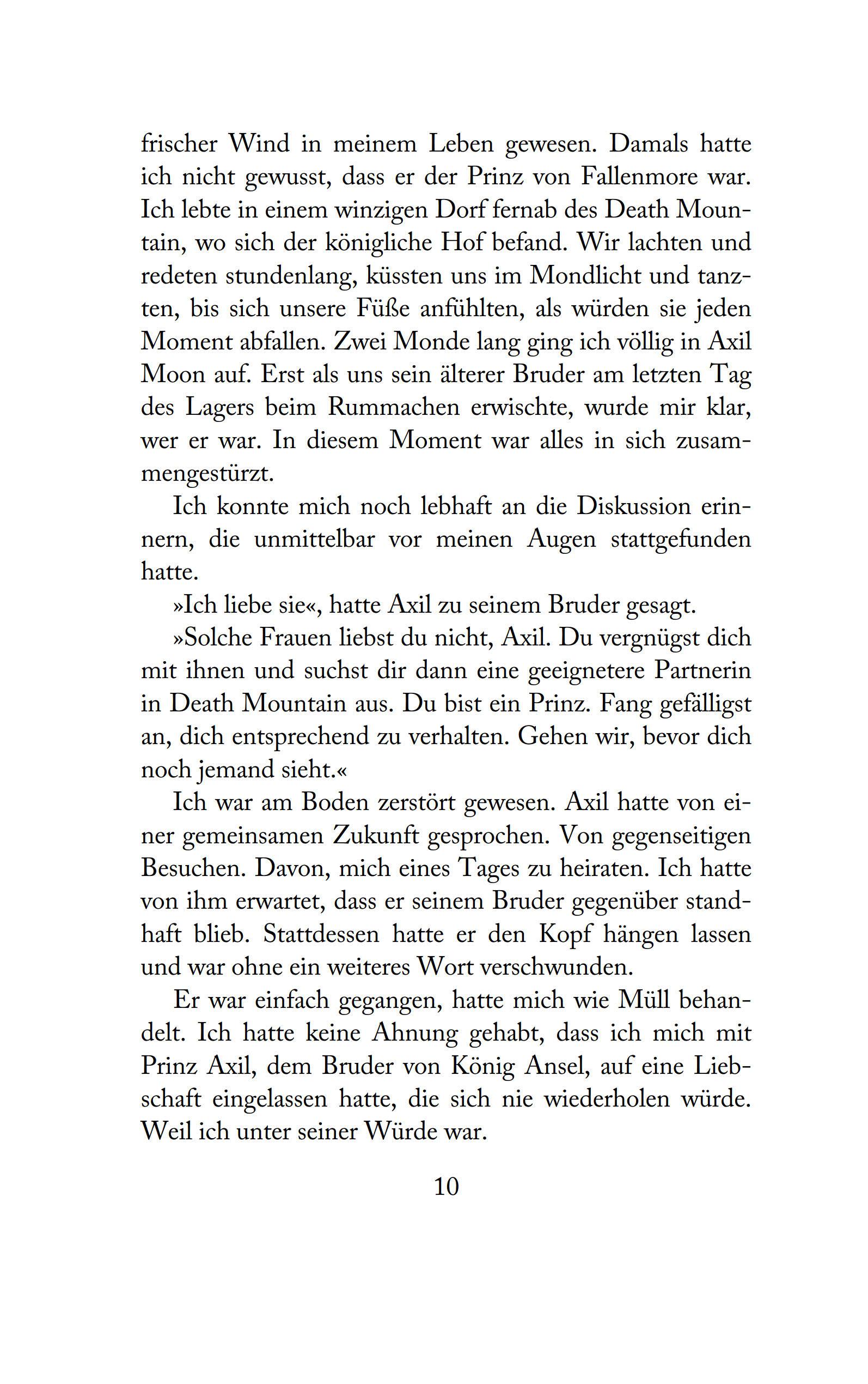 Beispielinhalt (Bild) The Forbidden Wolf King - Die Chroniken von Avalier 4