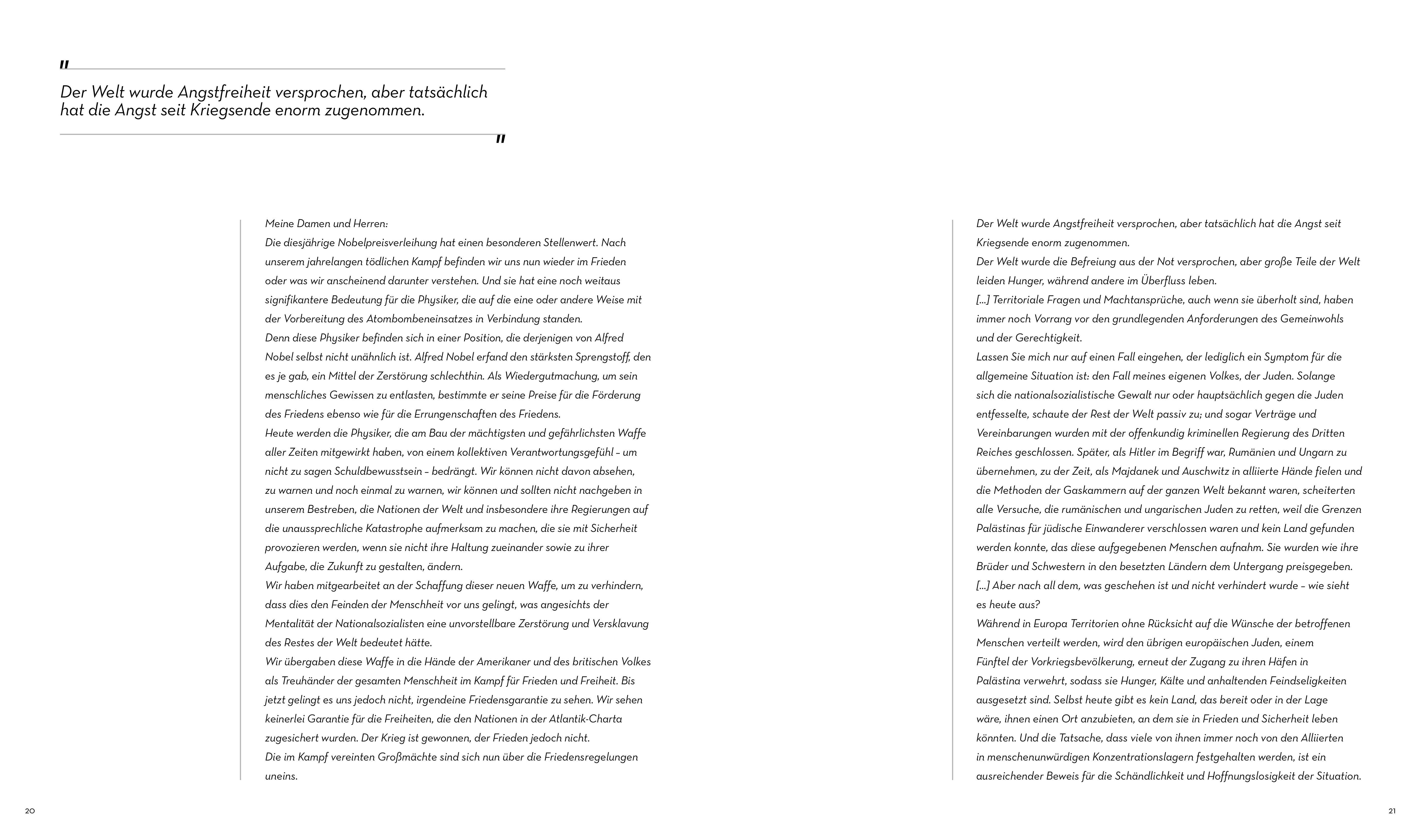 Beispielinhalt (Bild) Große Reden des 20. und 21. Jahrhunderts